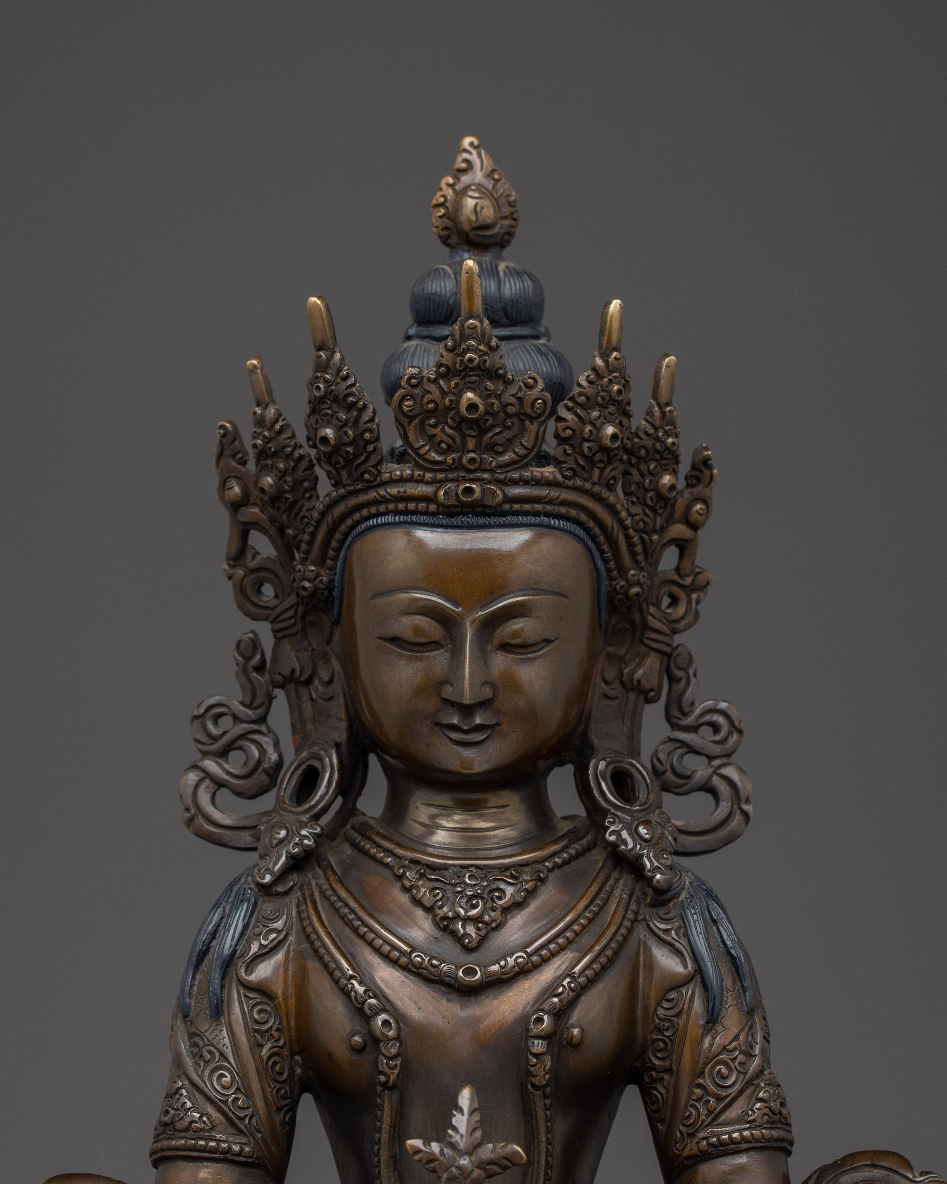 Amitayus, Buddha of Eternal Life | Handcrafted Nepali Figure