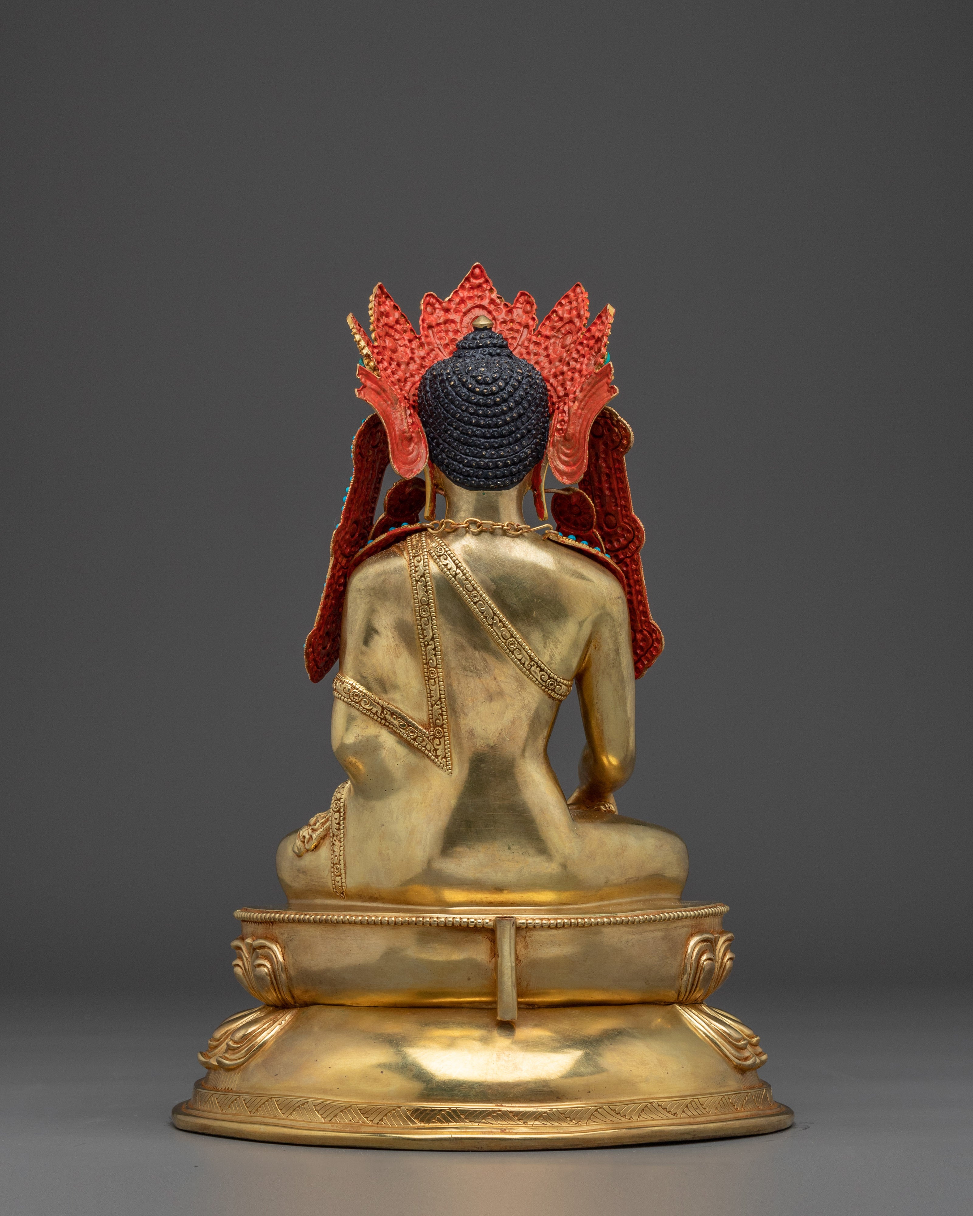 Crown Shakyamuni Buddha Handcrafted Art | Dharma King Shakyamuni