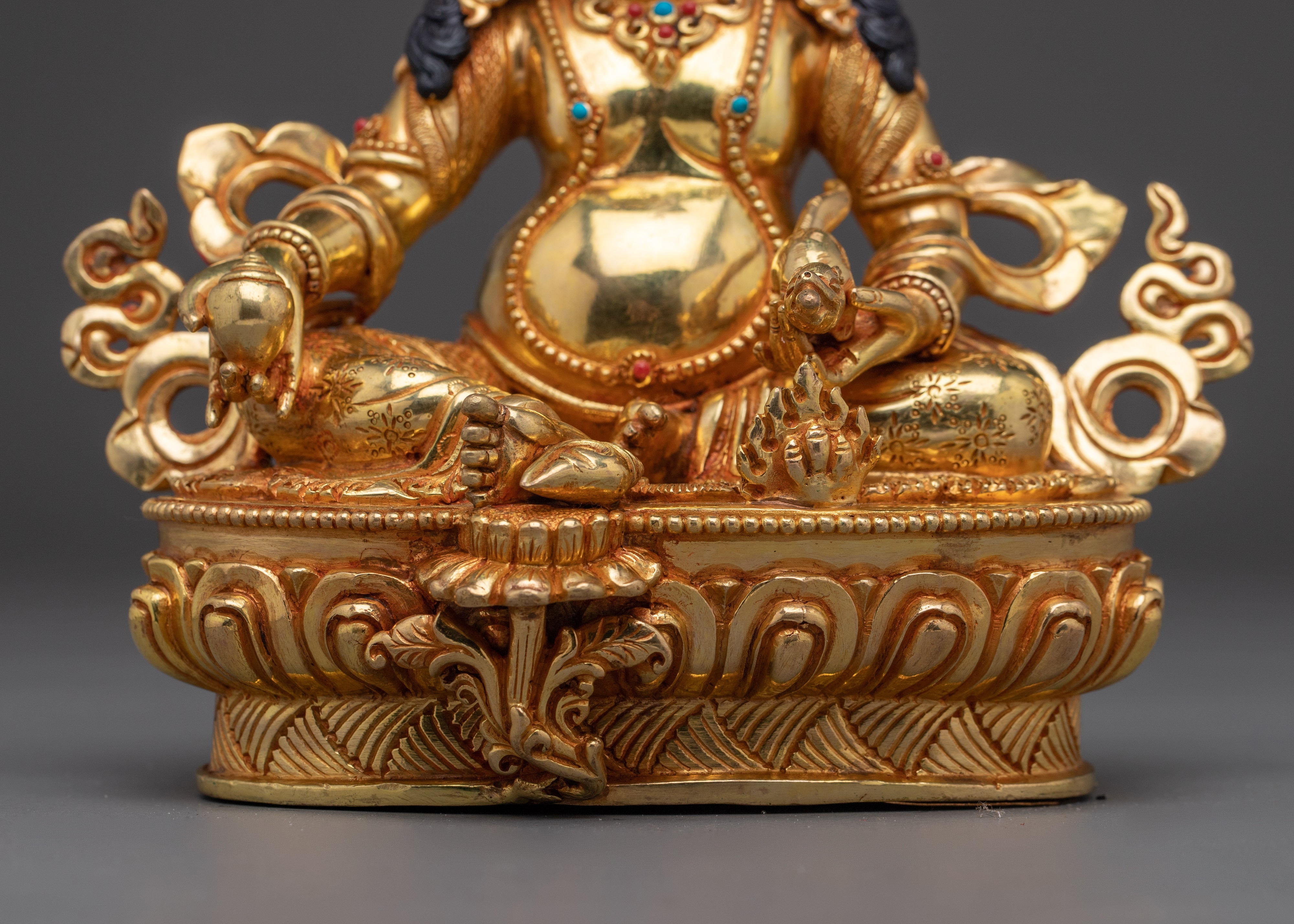 Dzambhala Artwork, Tibetan Wealth God | Sacred Prosperity Art