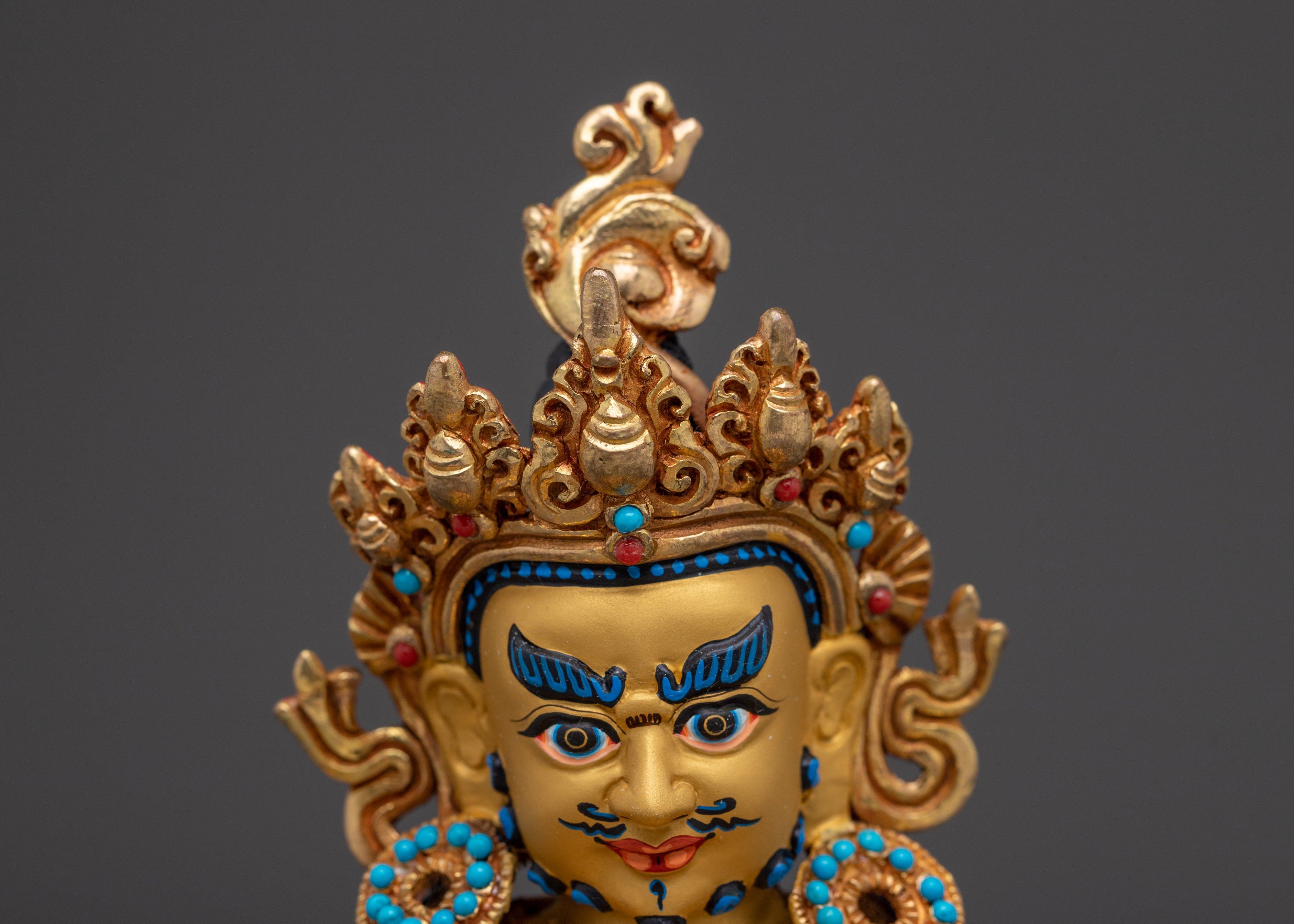 Dzambhala Artwork, Tibetan Wealth God | Sacred Prosperity Art