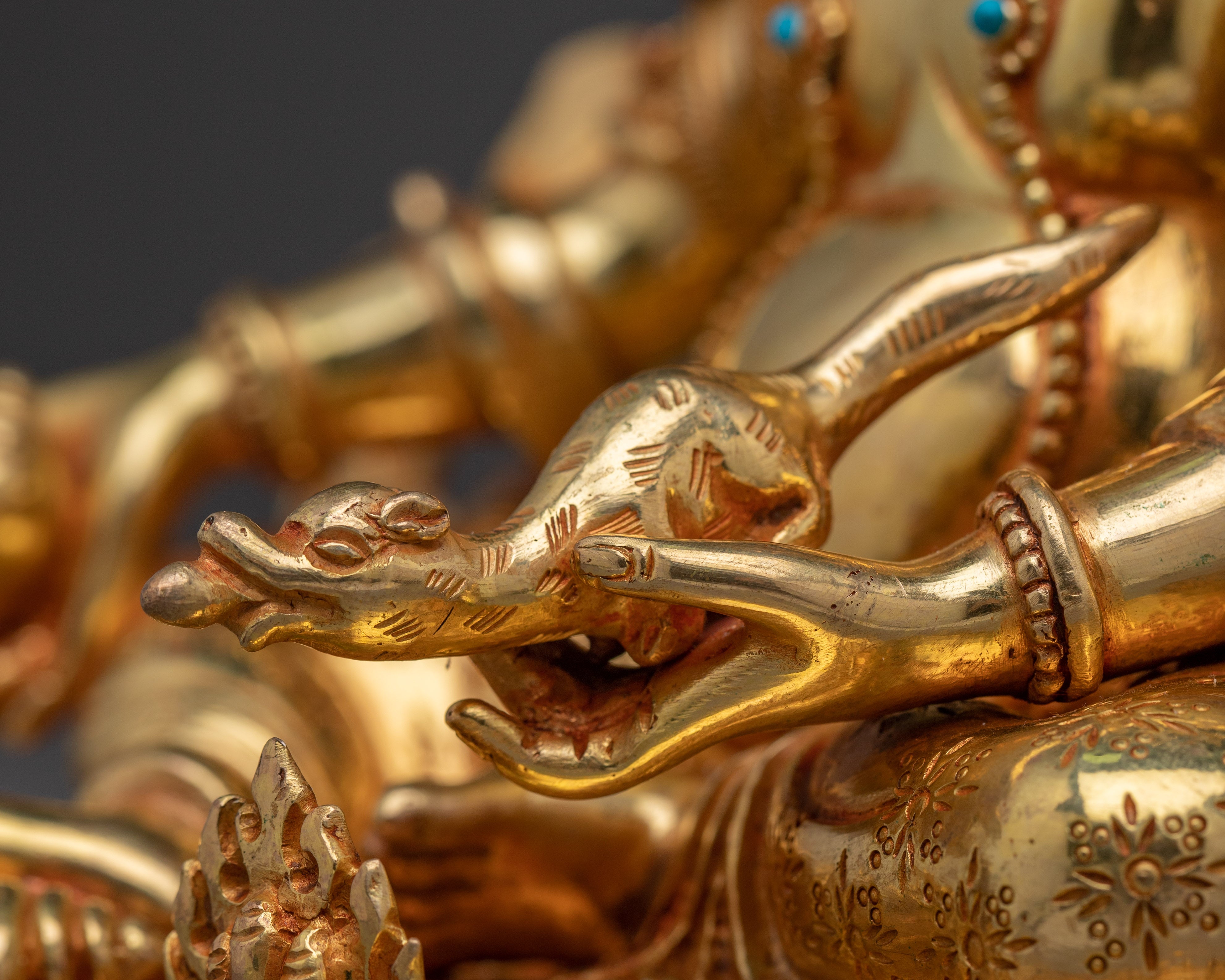 Dzambhala Artwork, Tibetan Wealth God | Sacred Prosperity Art