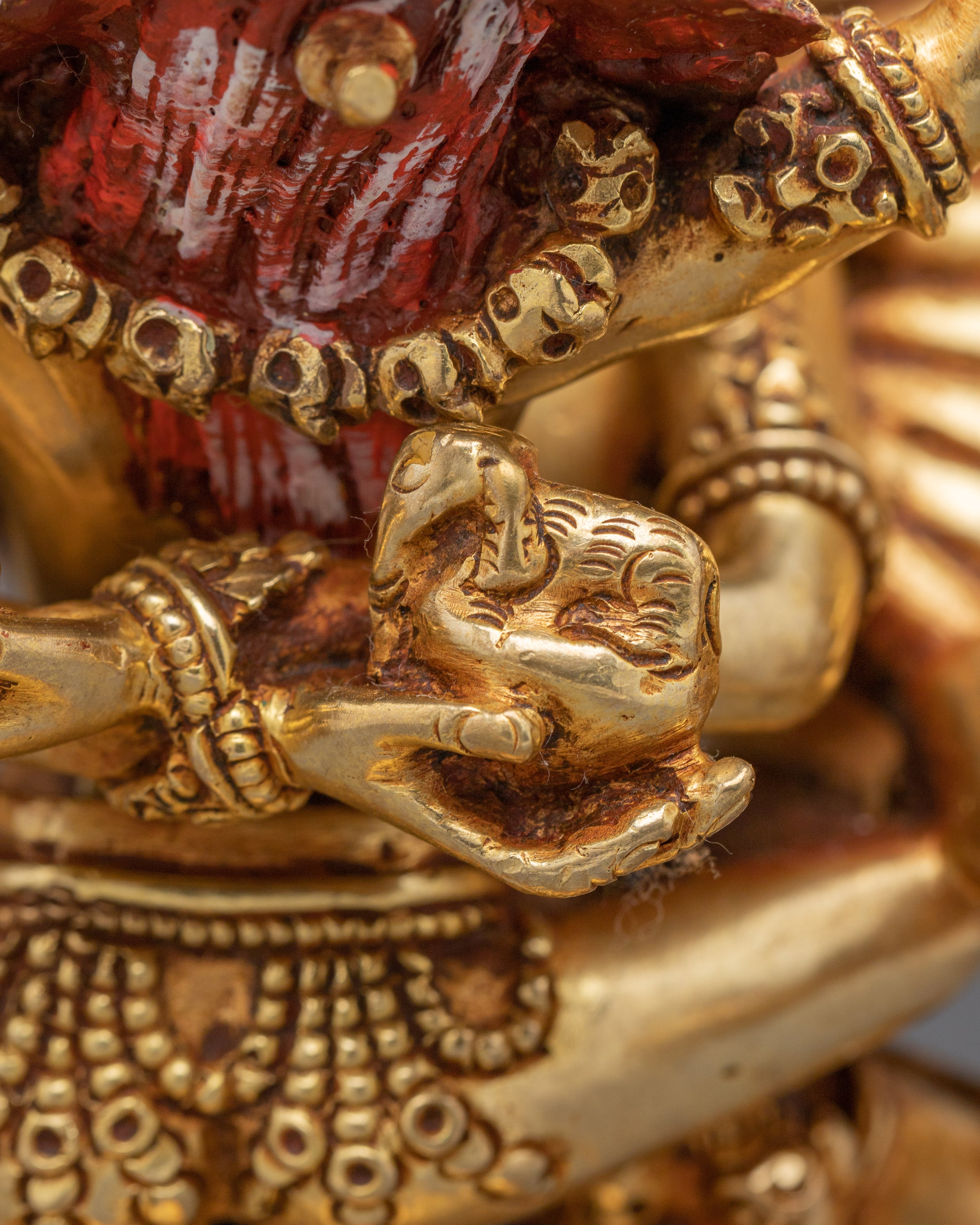 Hevajra, Wrathful Tantric Protector | Nepali Handcrafted Artwork