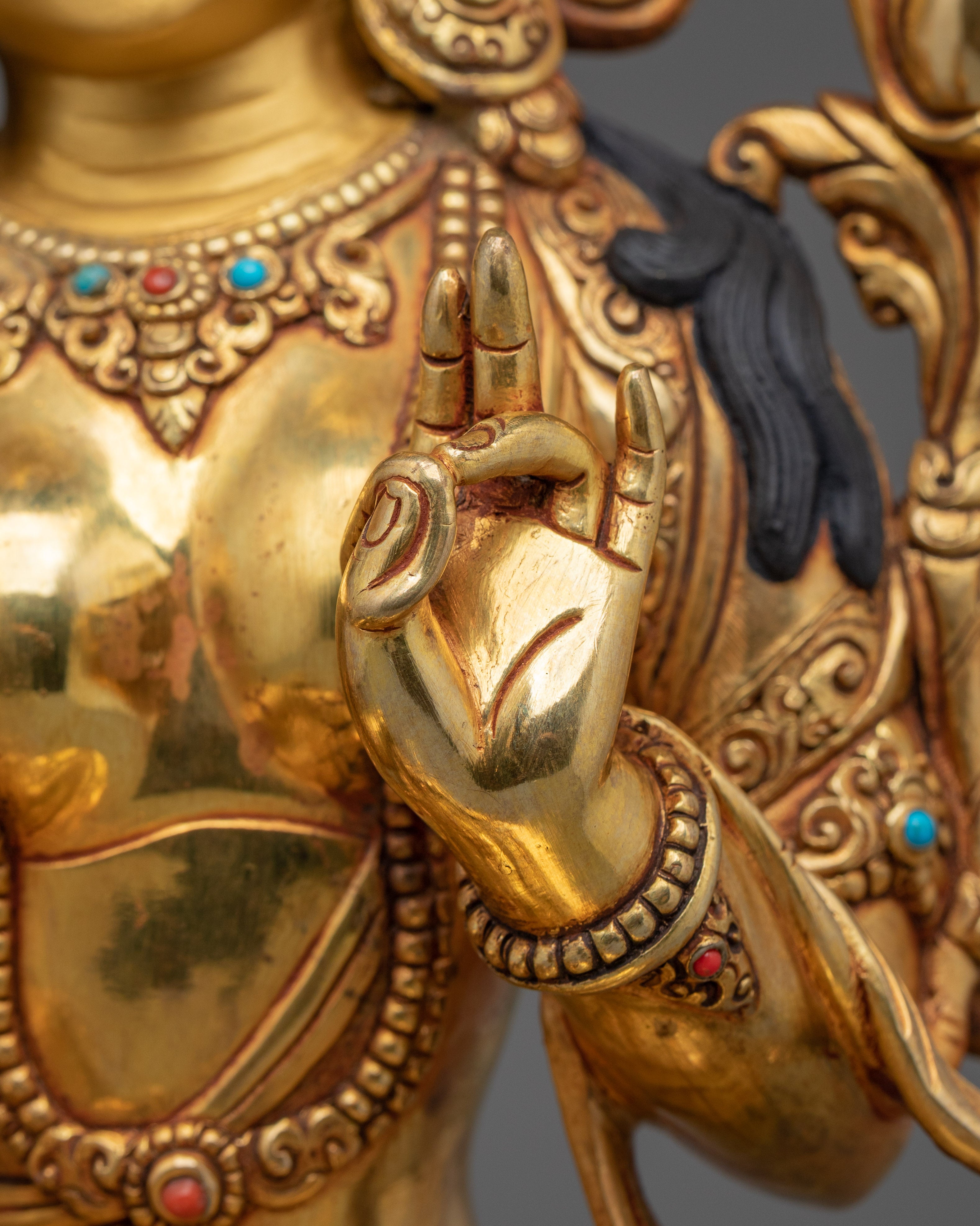 Radiant Green Tara Statue: Mother of All Buddhas