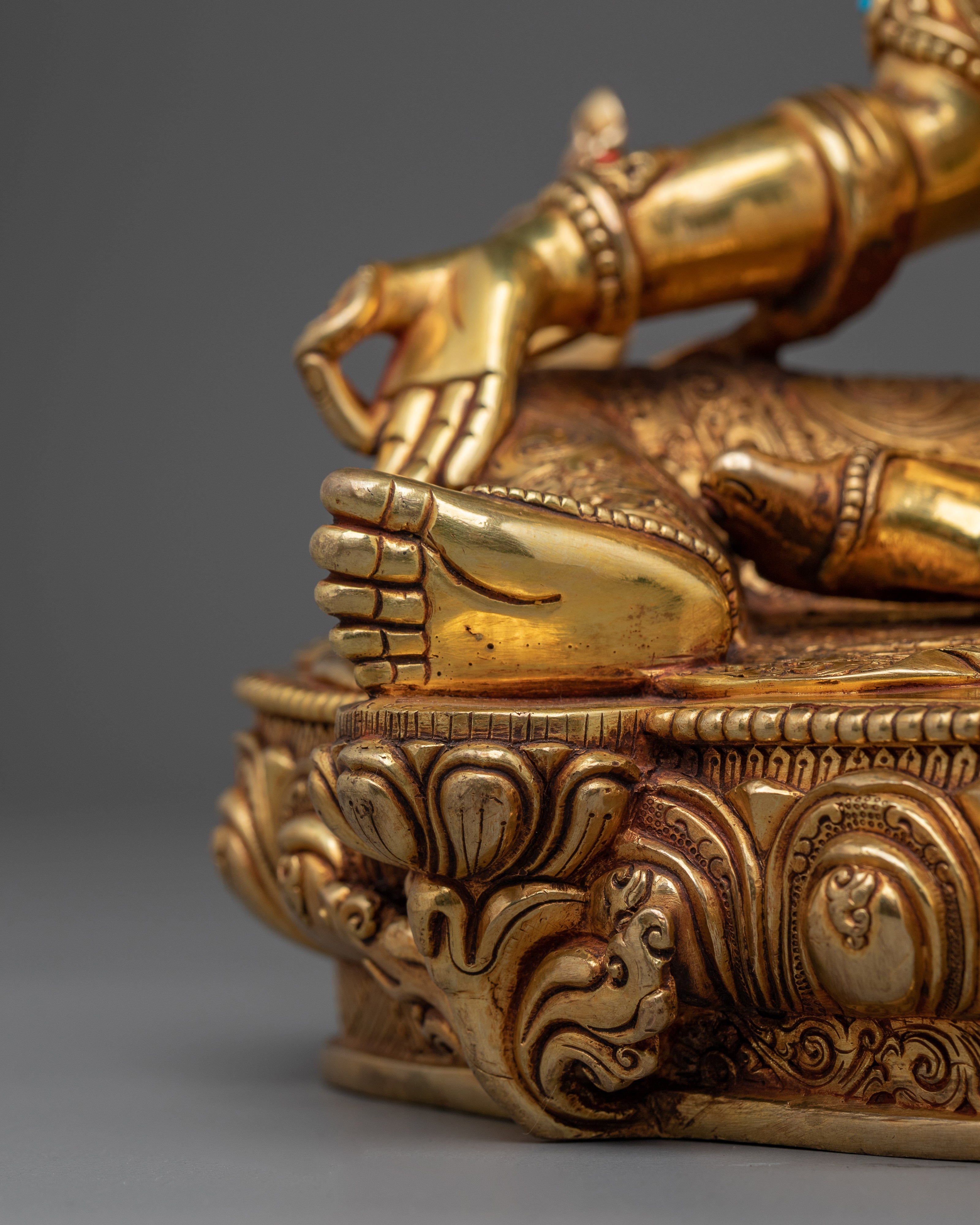 Radiant Green Tara Statue: Mother of All Buddhas