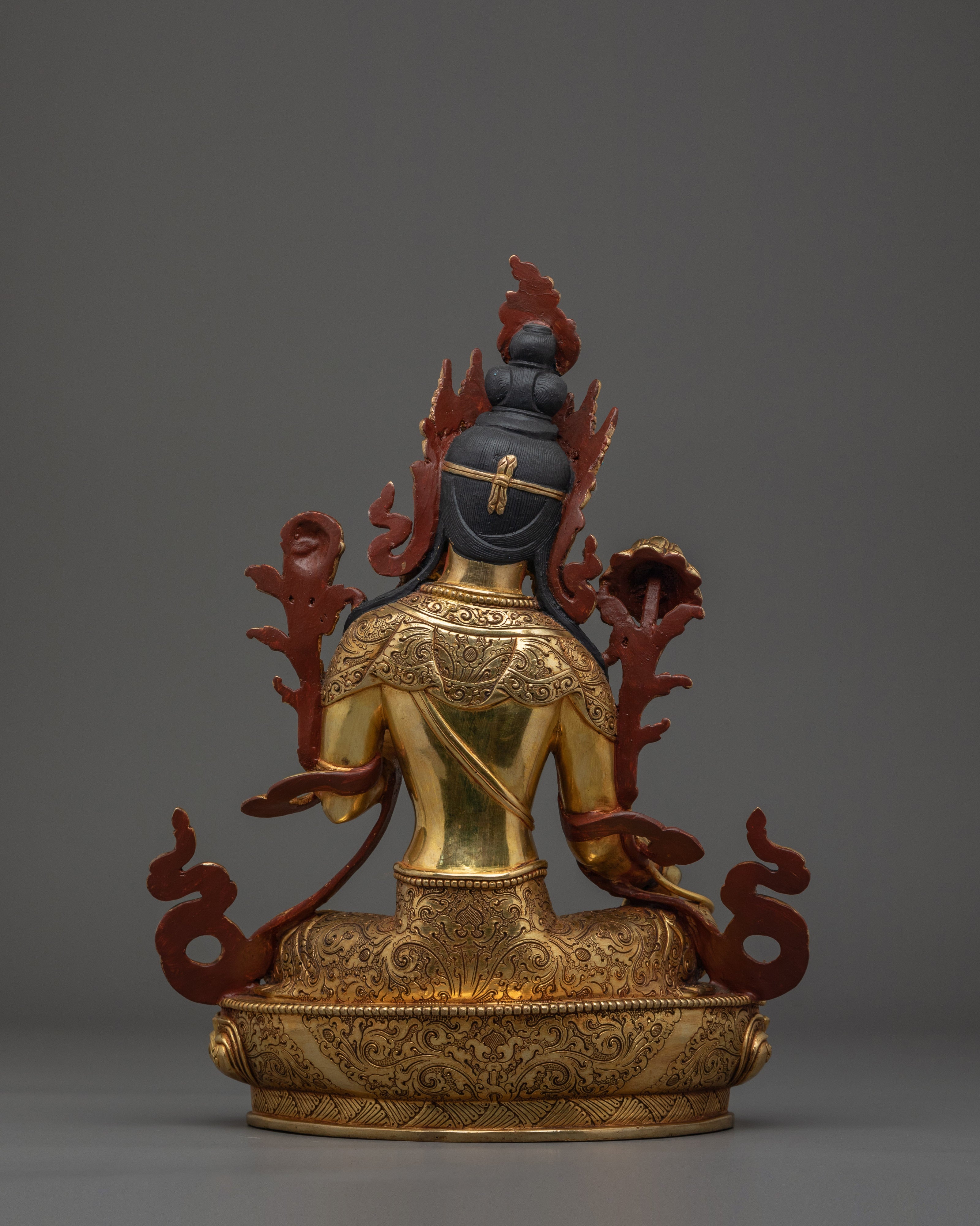 Radiant Green Tara Statue: Mother of All Buddhas