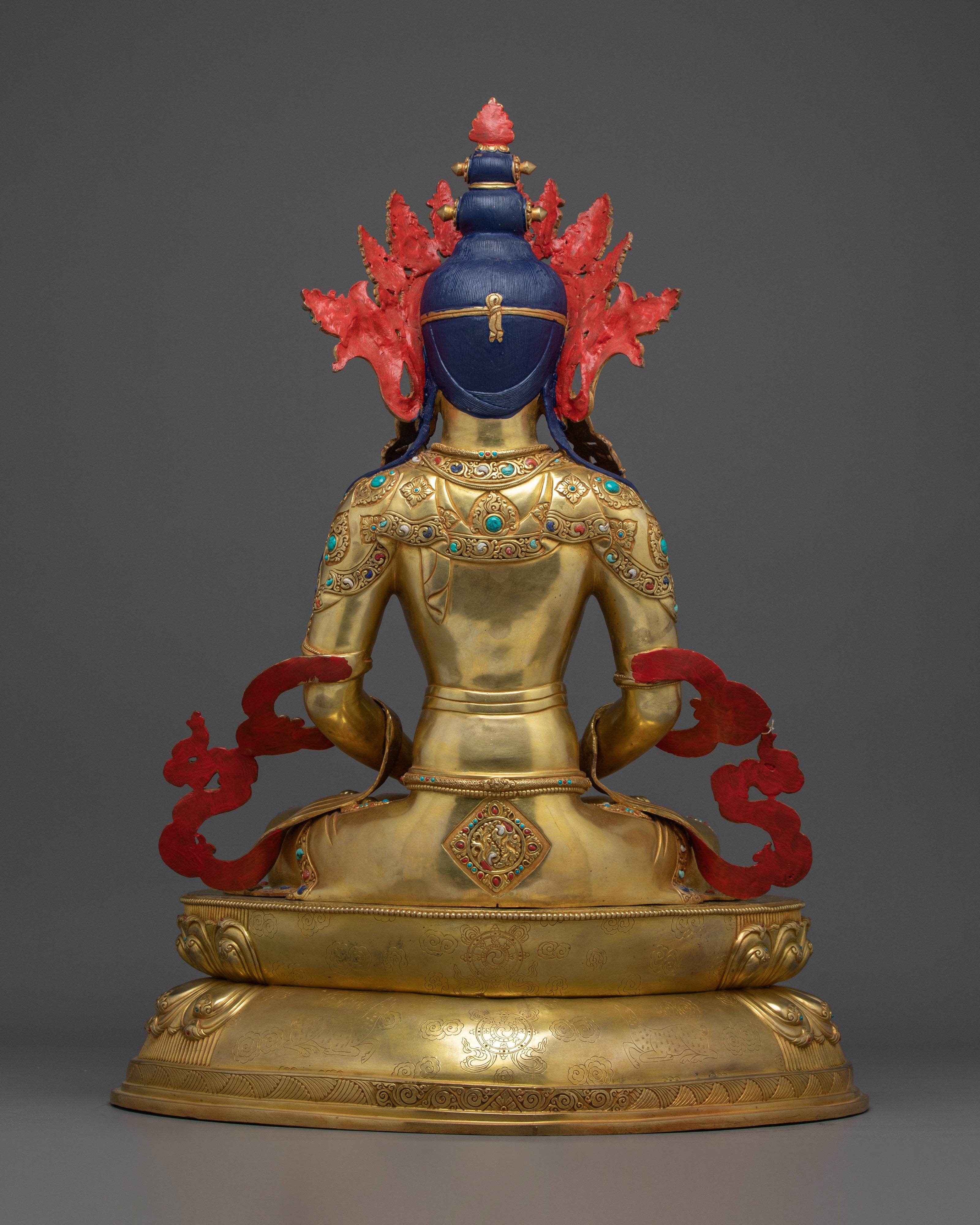 Sacred Amitayus Figure | Handcrafted Nepali Art