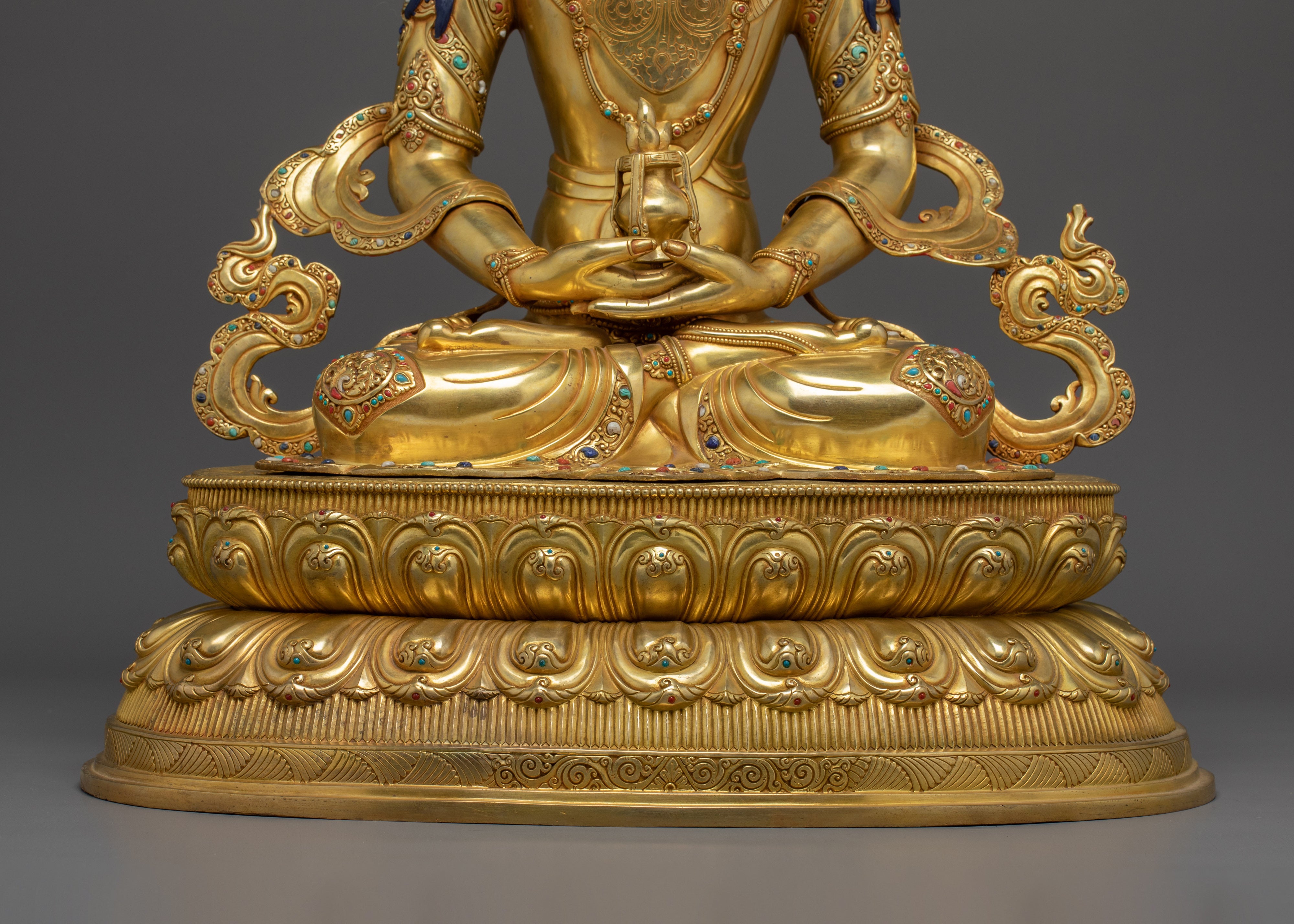 Sacred Amitayus Figure | Handcrafted Nepali Art