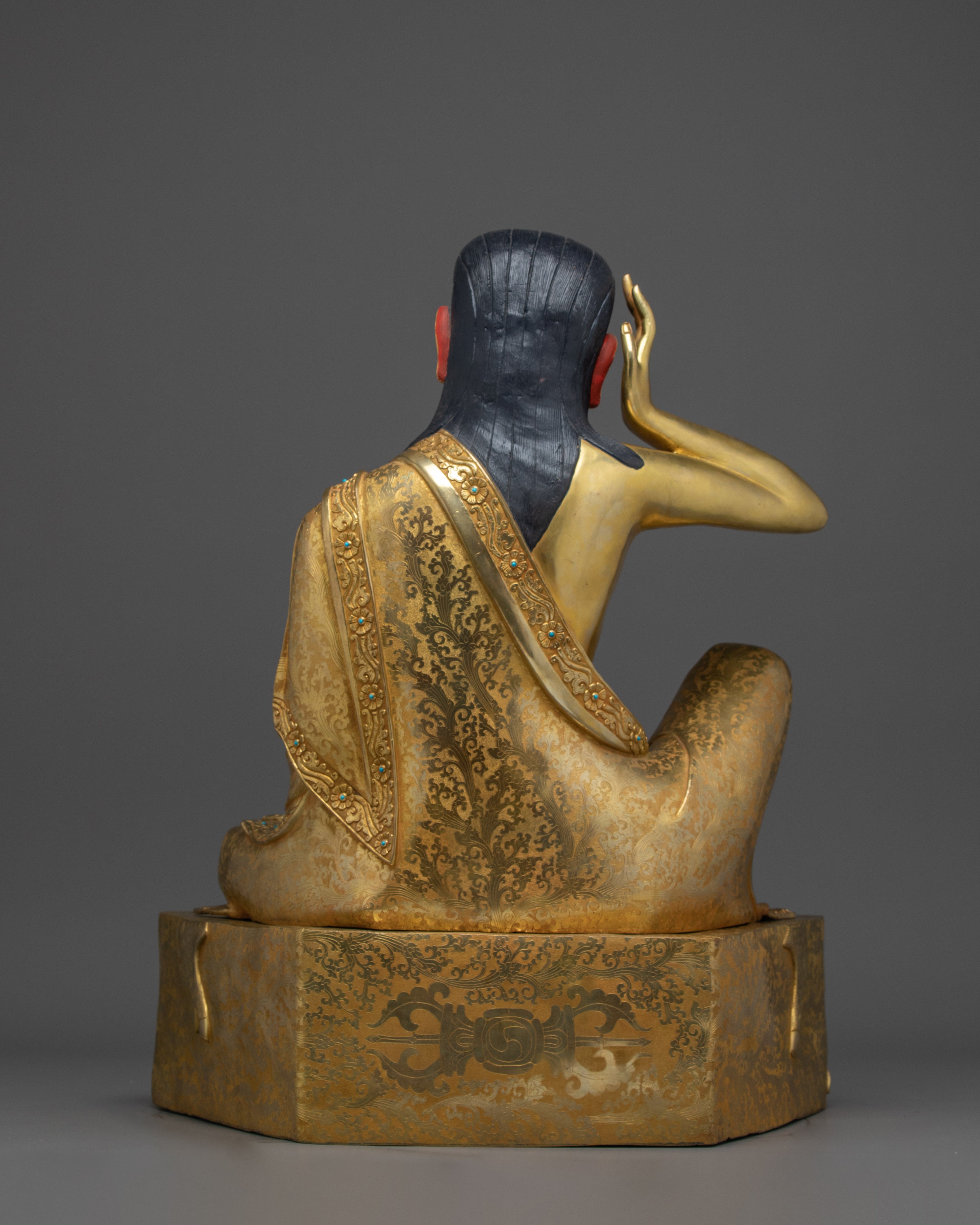 Milarepa Statue, Devoted Yogi | Handcrafted Tibetan Icon