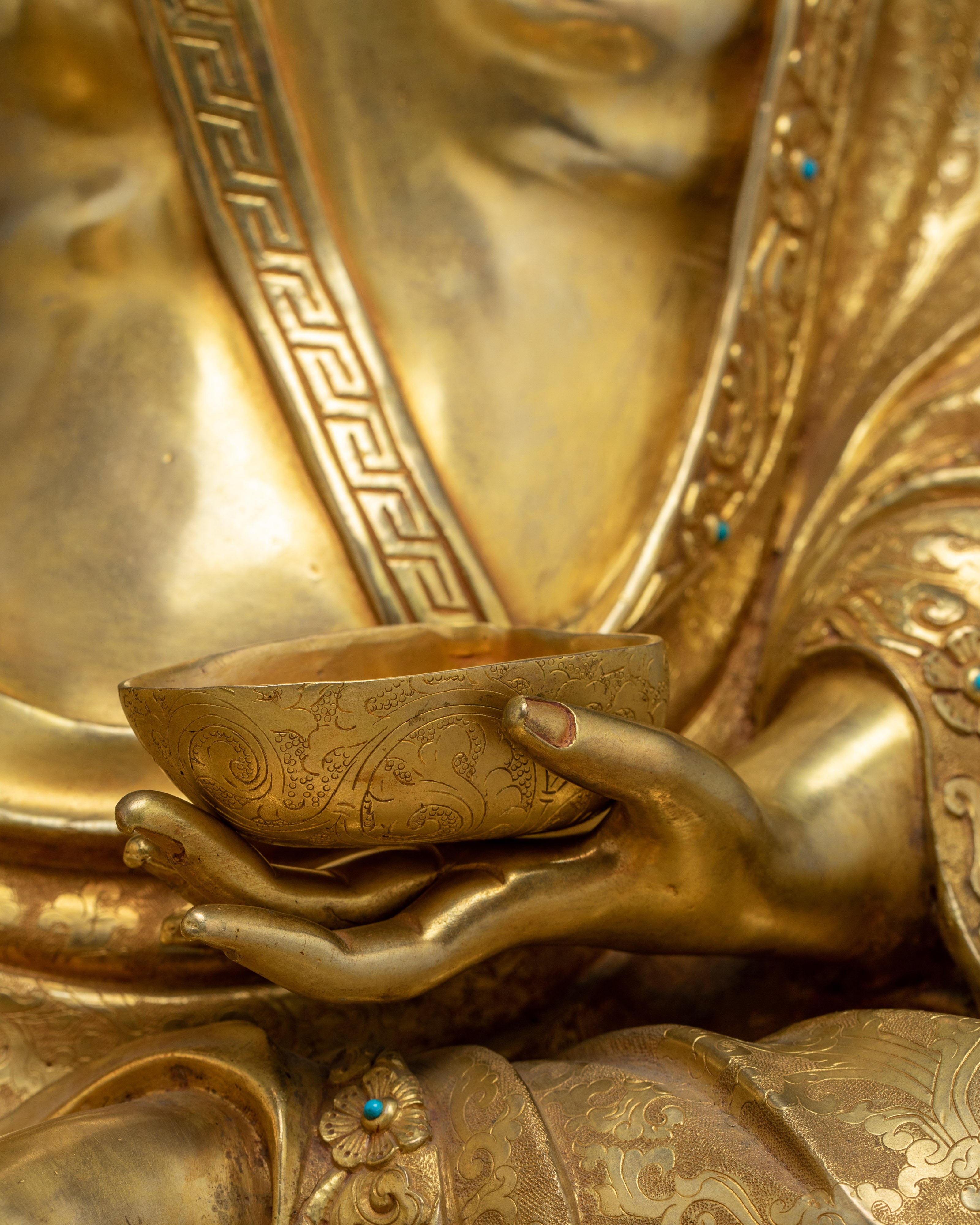 Milarepa Statue, Devoted Yogi | Handcrafted Tibetan Icon