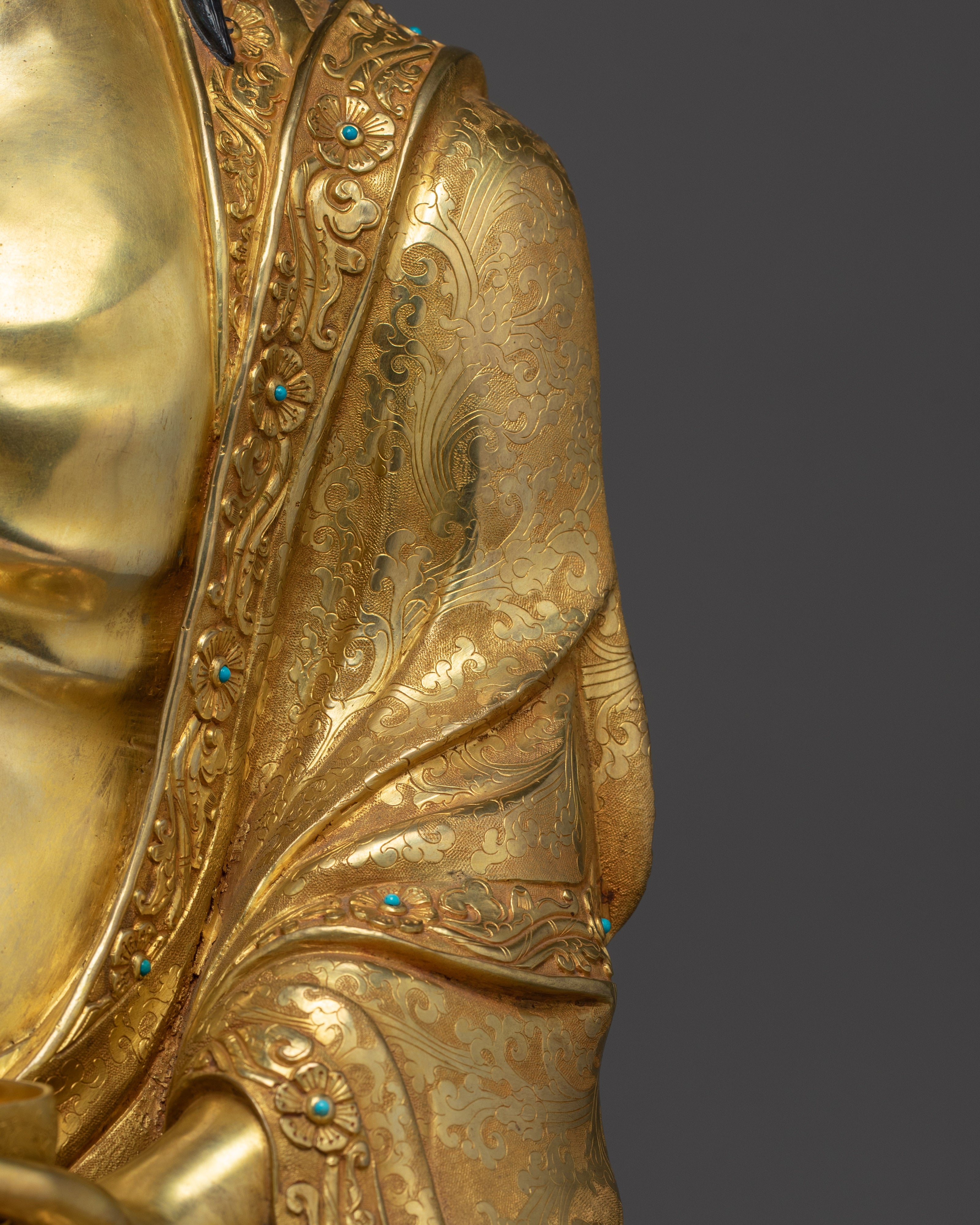 Milarepa Statue, Devoted Yogi | Handcrafted Tibetan Icon