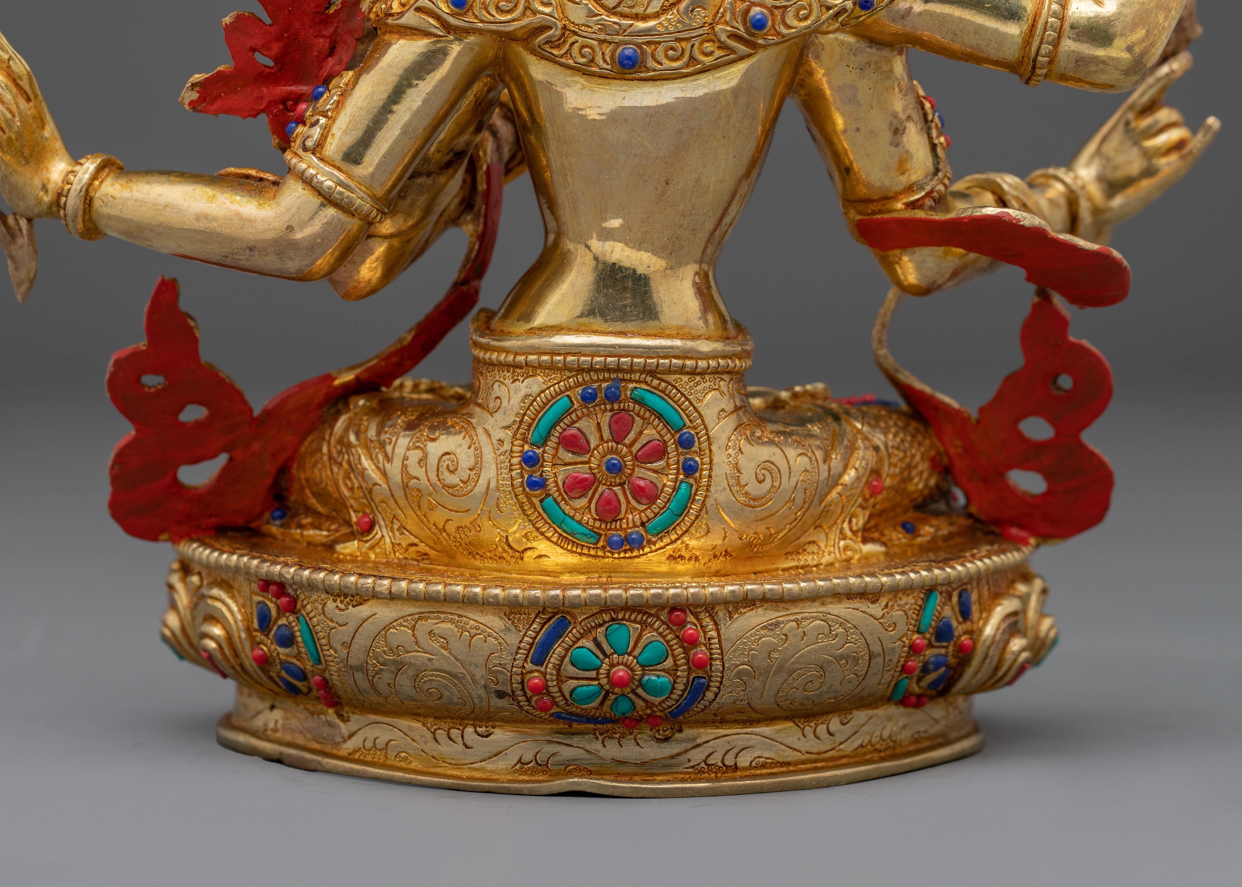 Sacred Set of Manjushri Statues for Wisdom, Knowledge, and Compassion