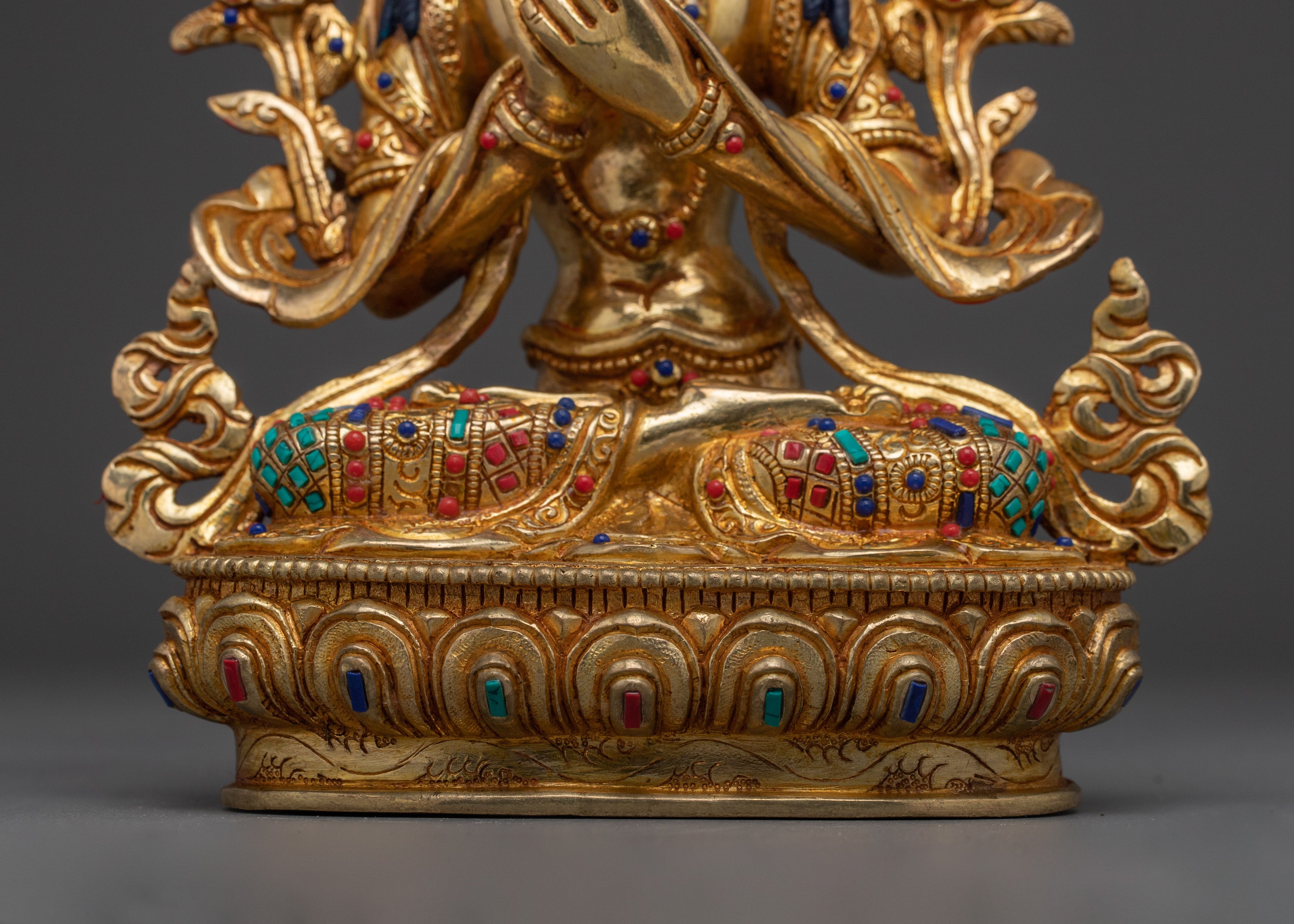 Manjushri, Enlightenment Guide | Handcrafted Nepali Statue