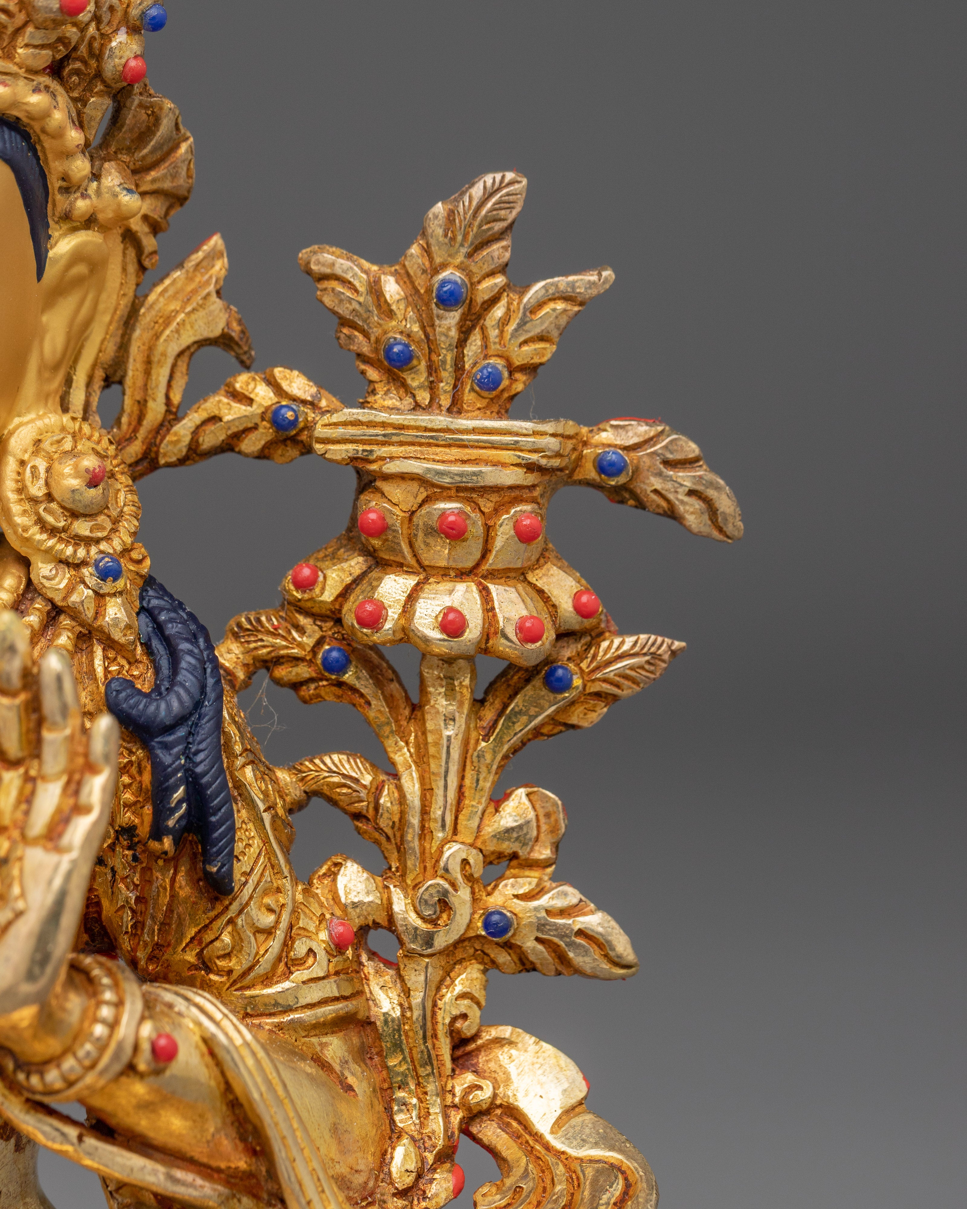 Sacred Set of Manjushri Statues for Wisdom, Knowledge, and Compassion