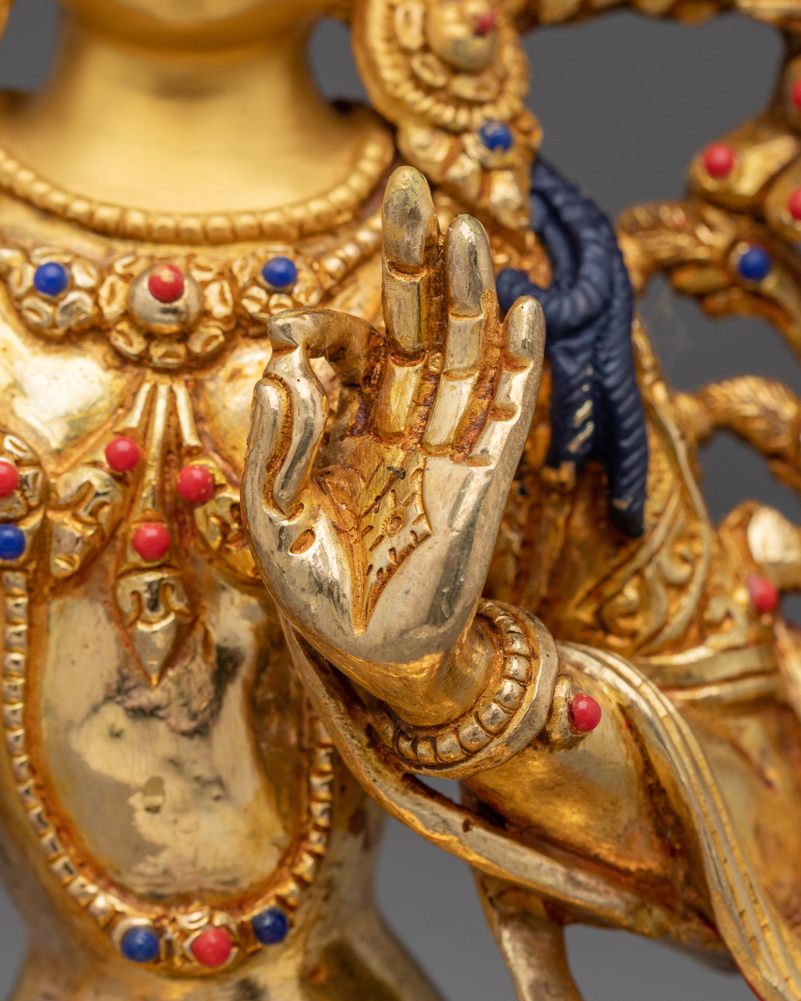 Sacred Set of Manjushri Statues for Wisdom, Knowledge, and Compassion