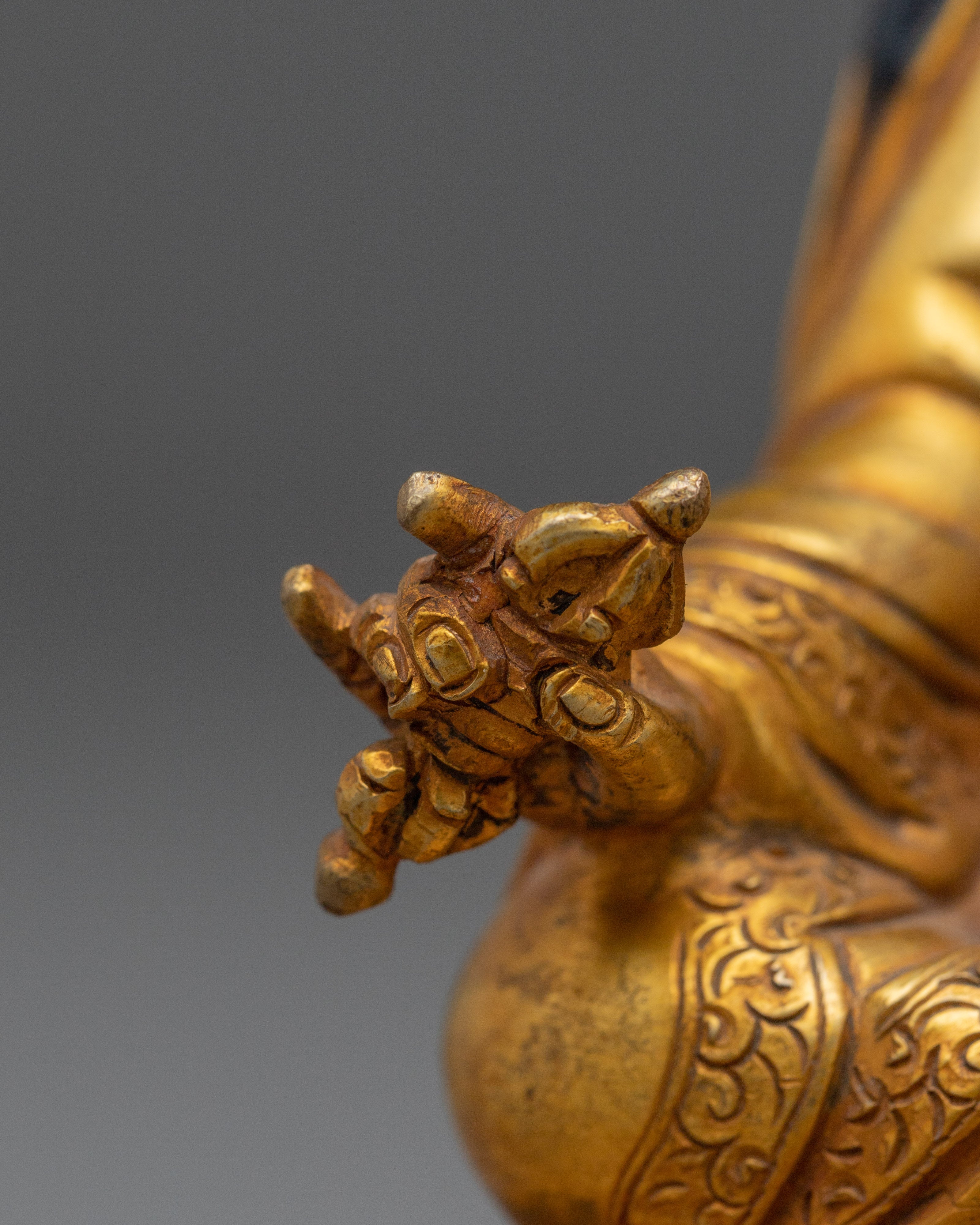 Guru Rinpoche, Enlightened Vajra Holder | Nepali Handcrafted Icon