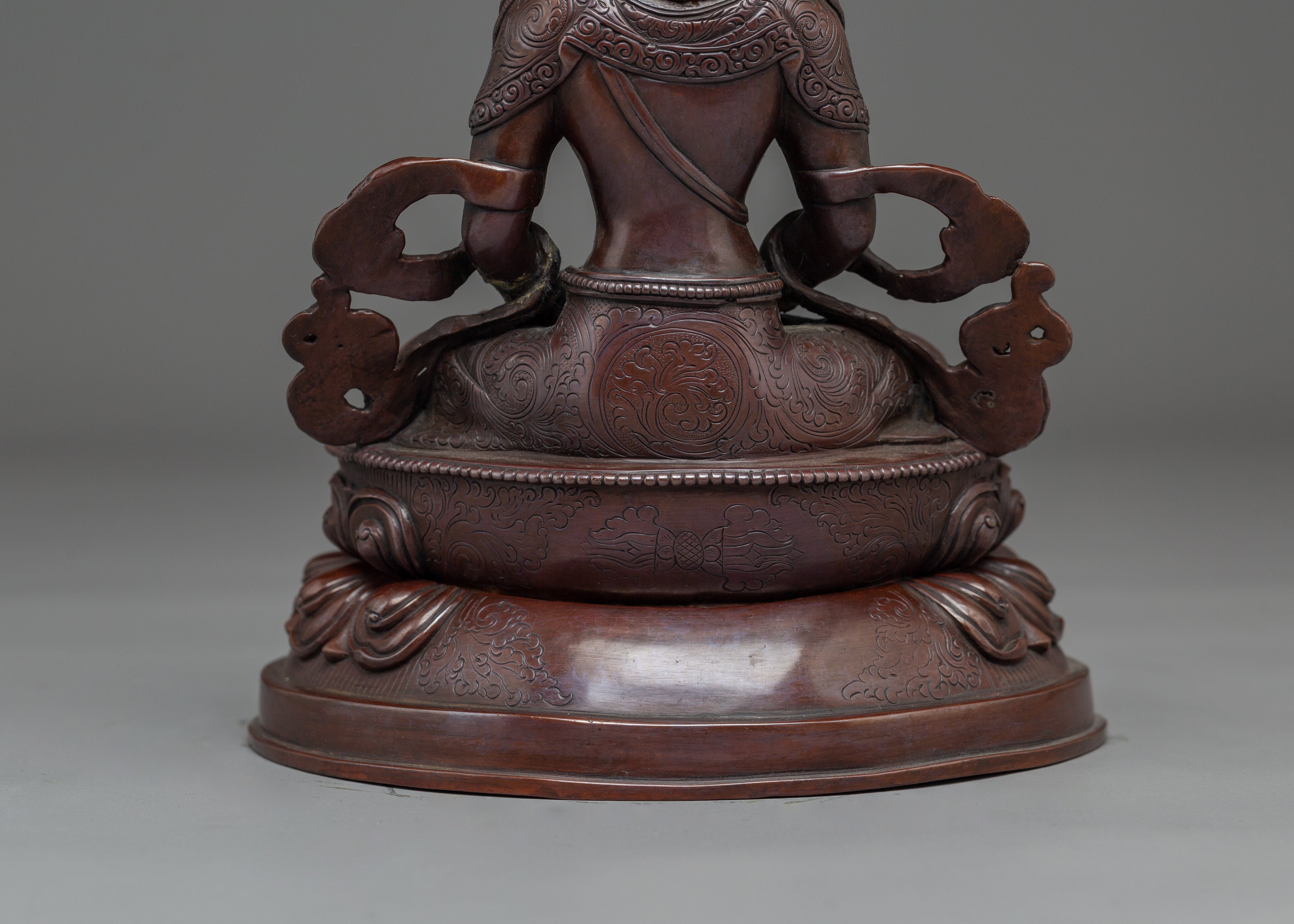 Amitayus Art, Buddha of Life | Handcrafted Tibetan Sculpture
