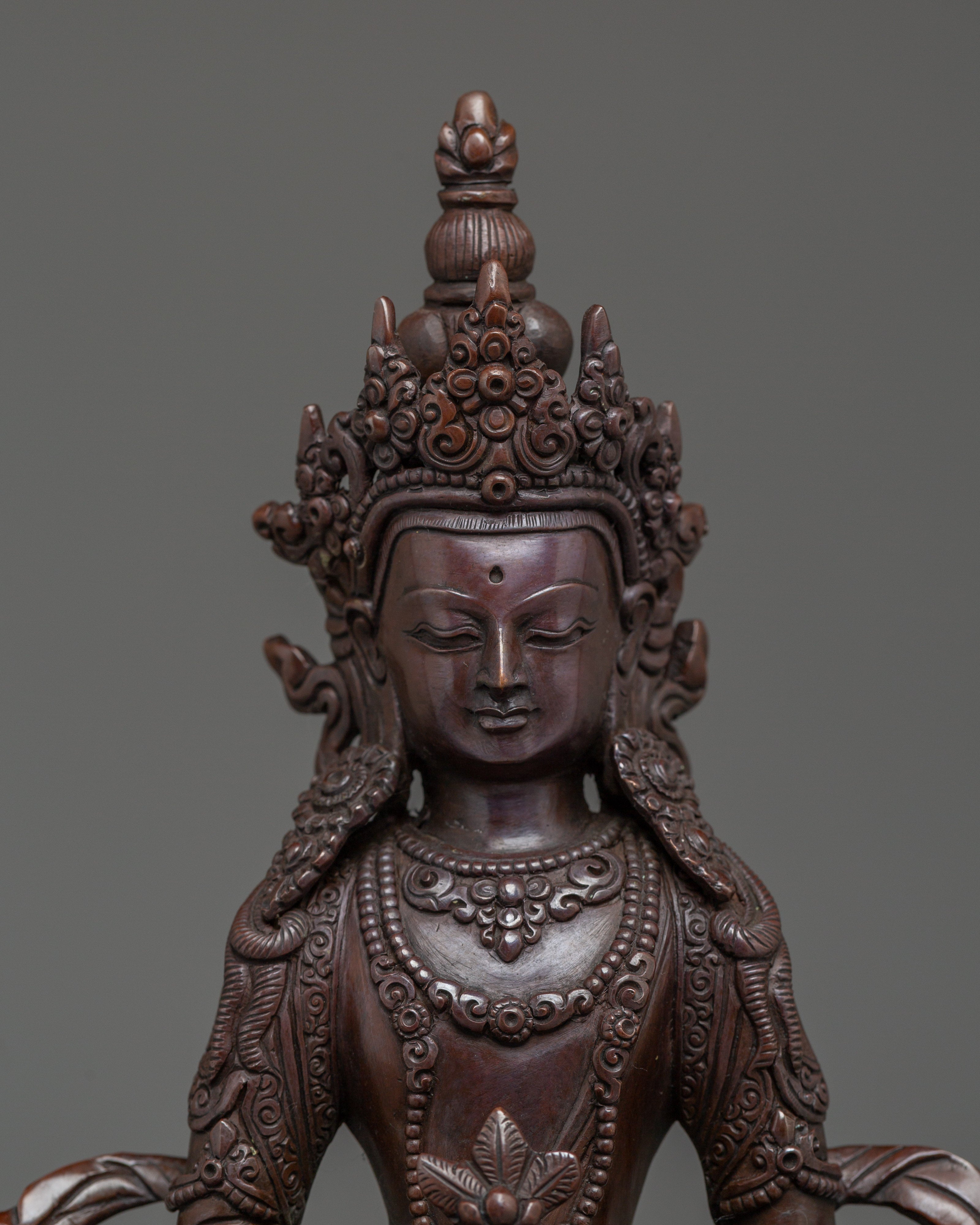 Amitayus Art, Buddha of Life | Handcrafted Tibetan Sculpture