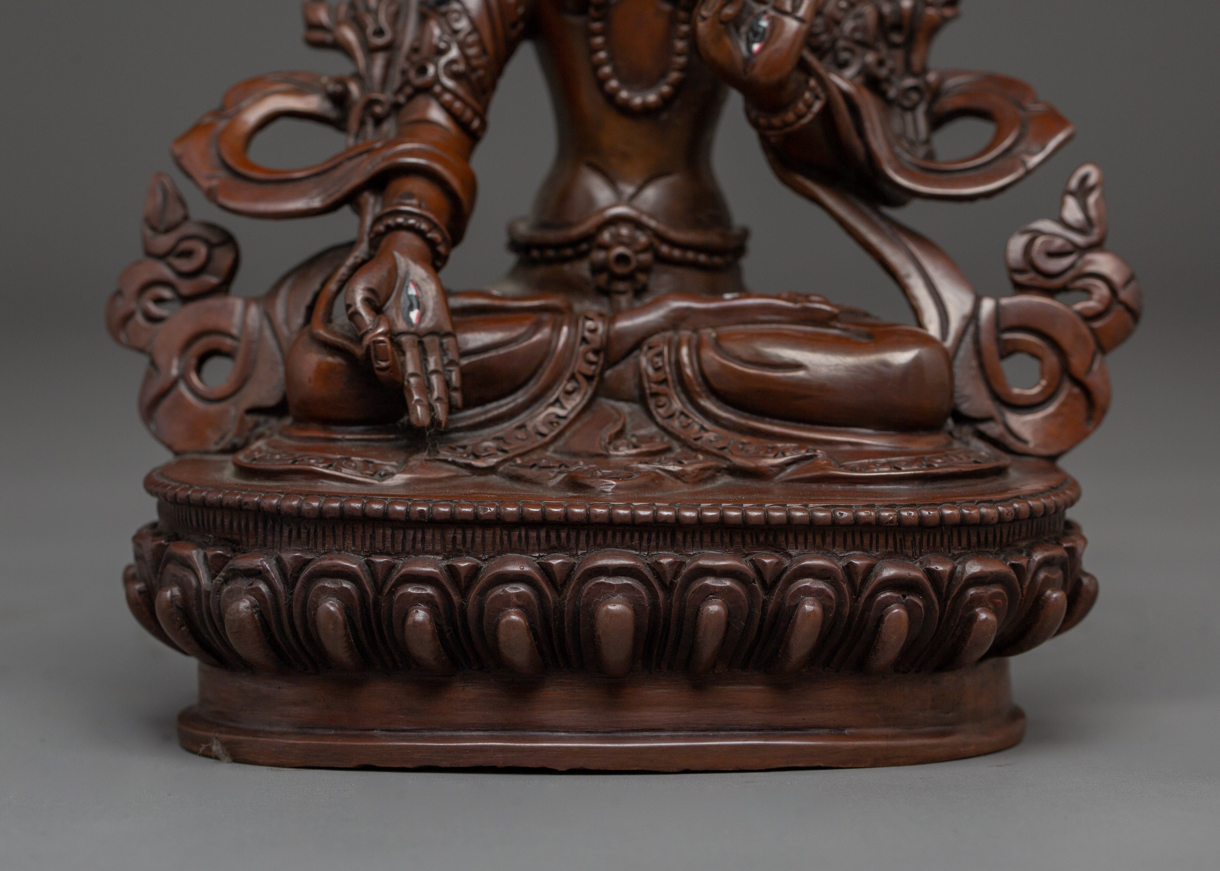 White Tara Art : Tibetan Healing Deity | Sita Tara Sculpture