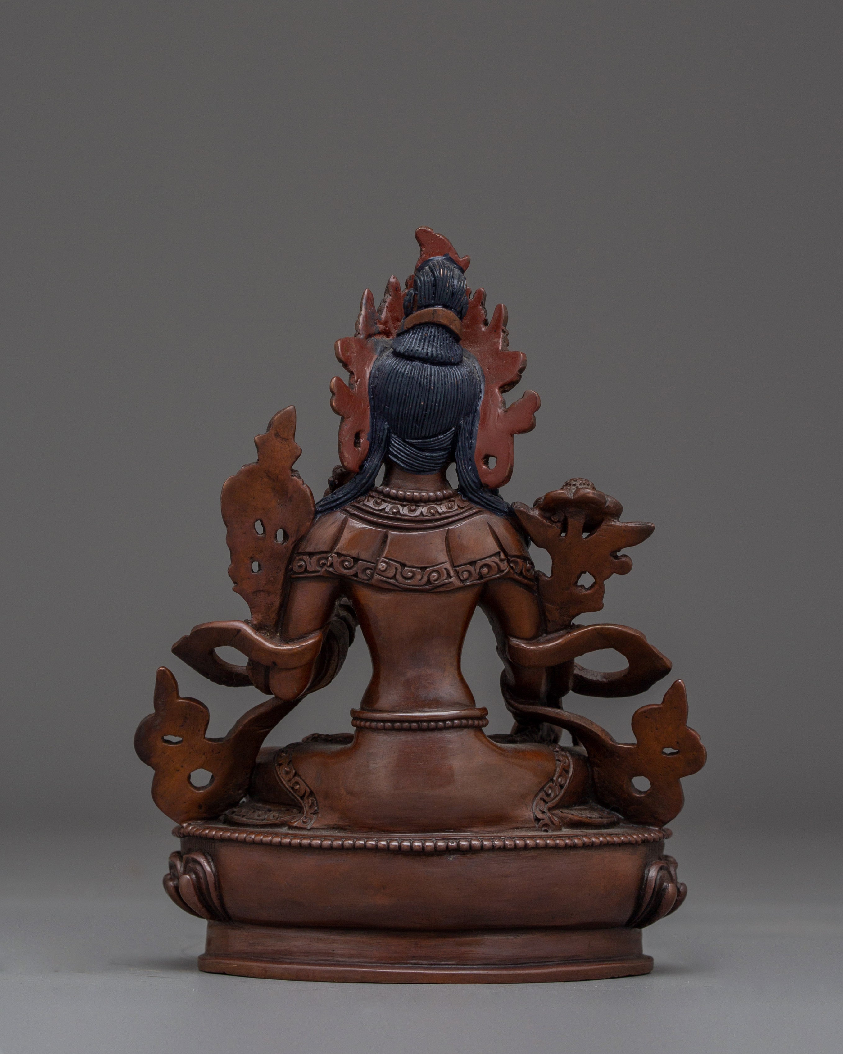White Tara Art : Tibetan Healing Deity | Sita Tara Sculpture