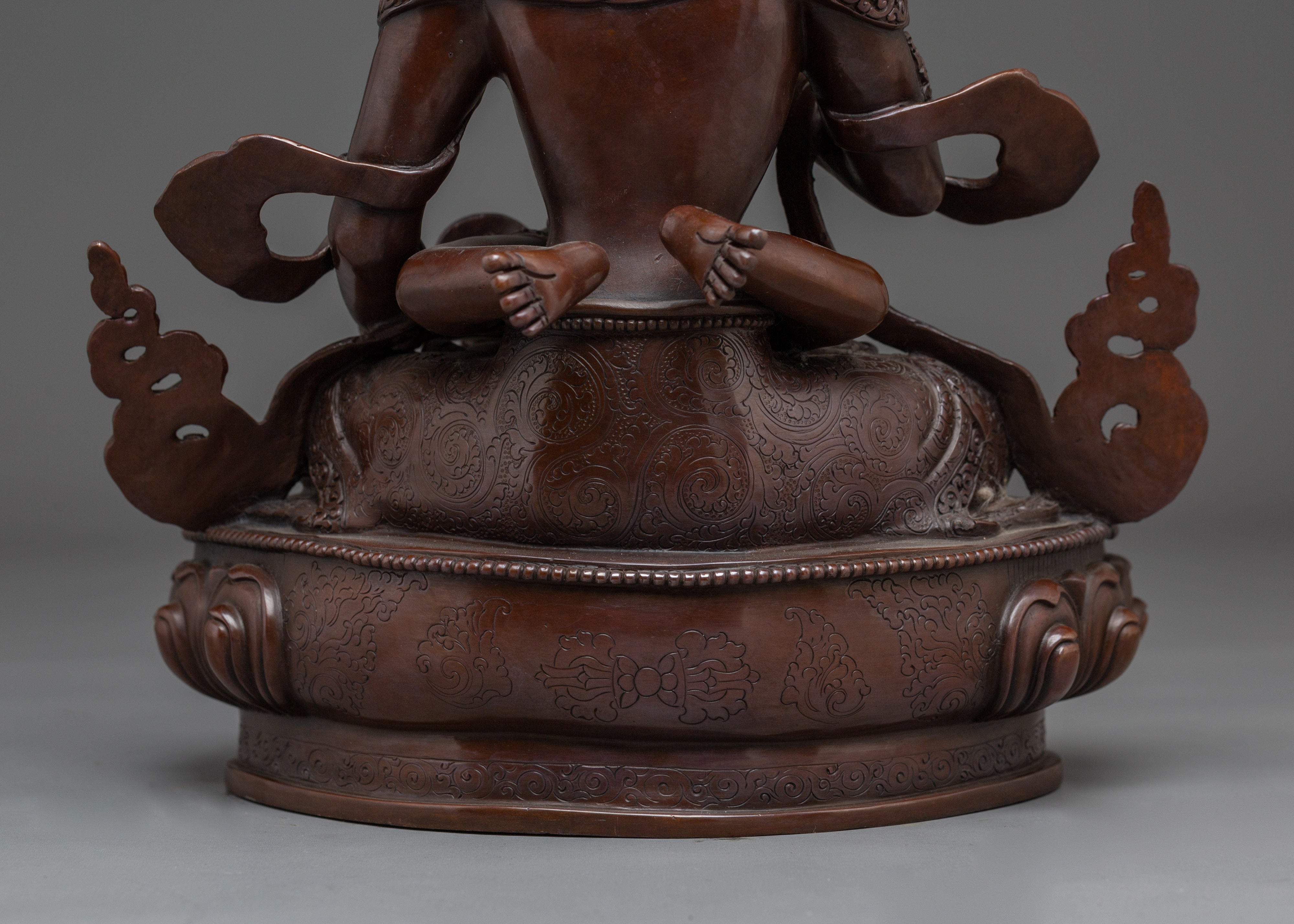 Dorje Sempa Art: Buddhist Purification Deity | Vajrasattva Sculpture