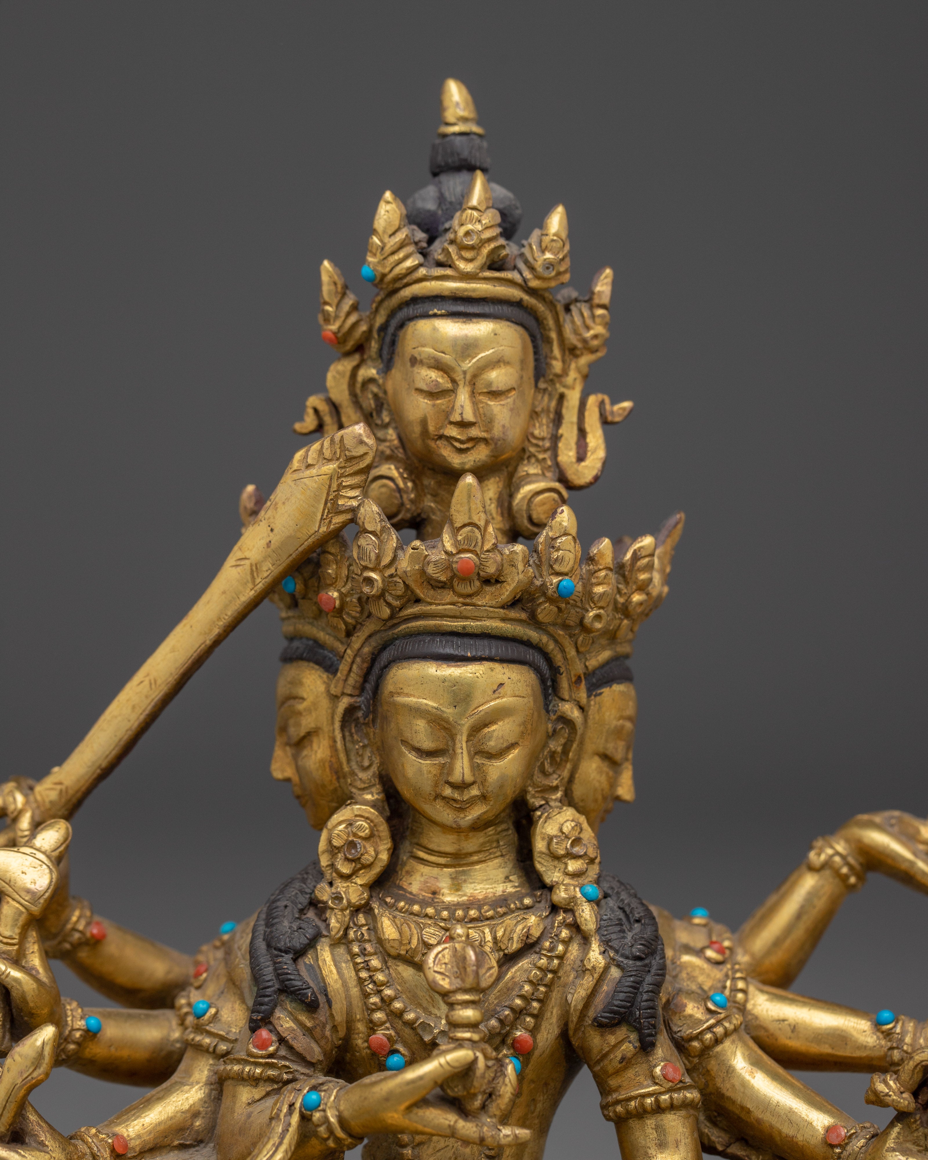 Golden Art of Maha Vajrasattva | Tibetan Artwork