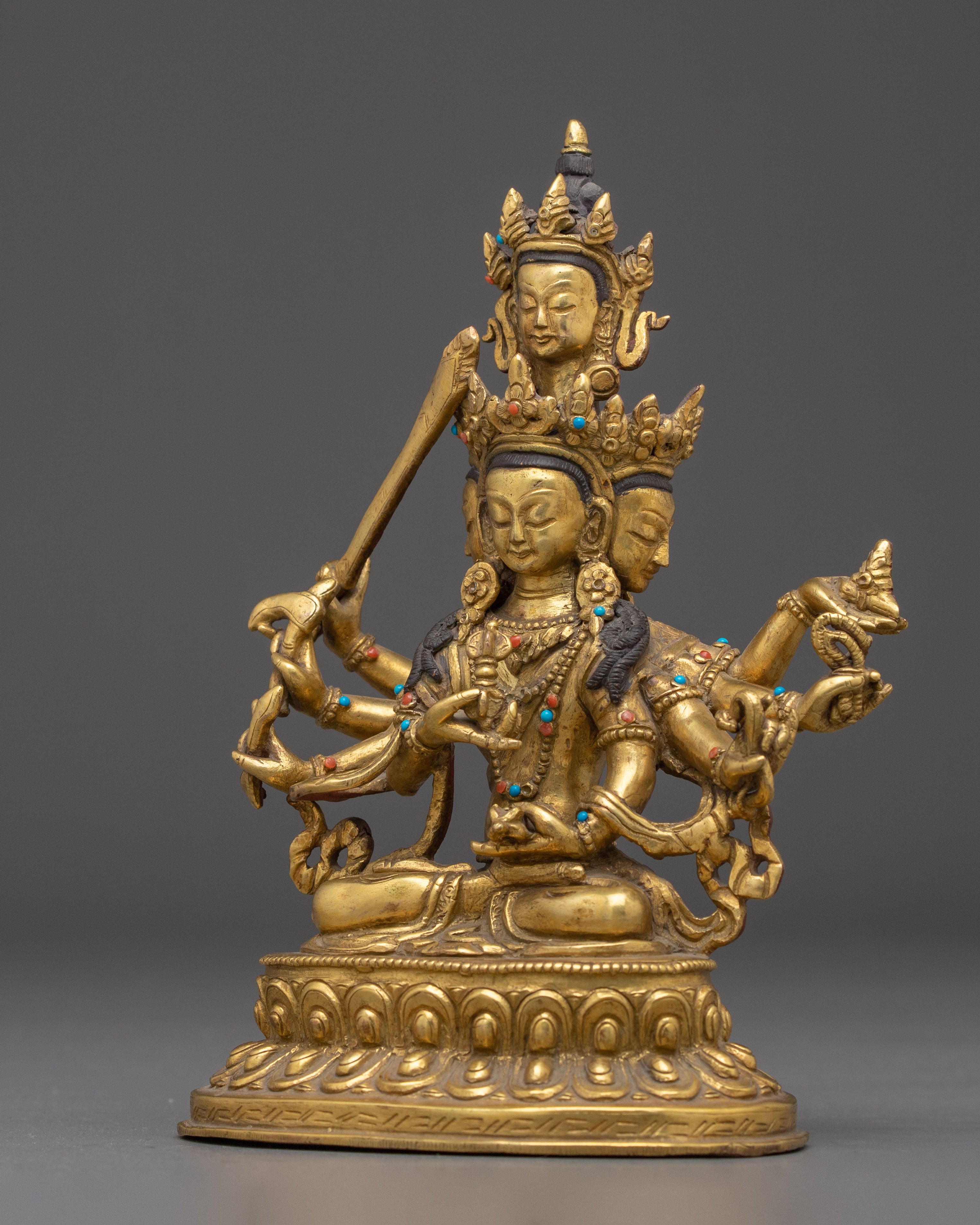 Golden Art of Maha Vajrasattva | Tibetan Artwork