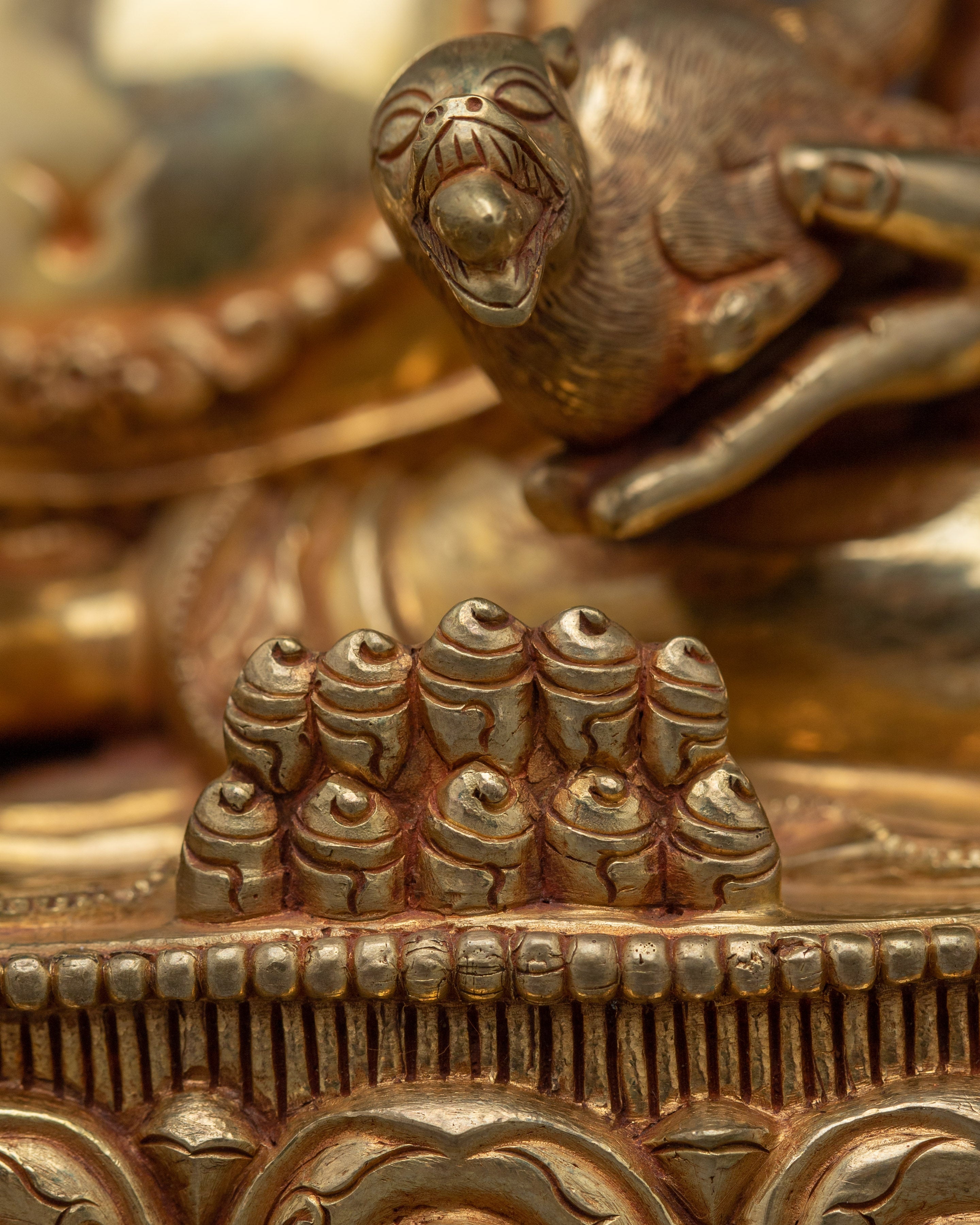 Dzambhala, Wealth Deity Icon | Handcrafted Nepali Statue