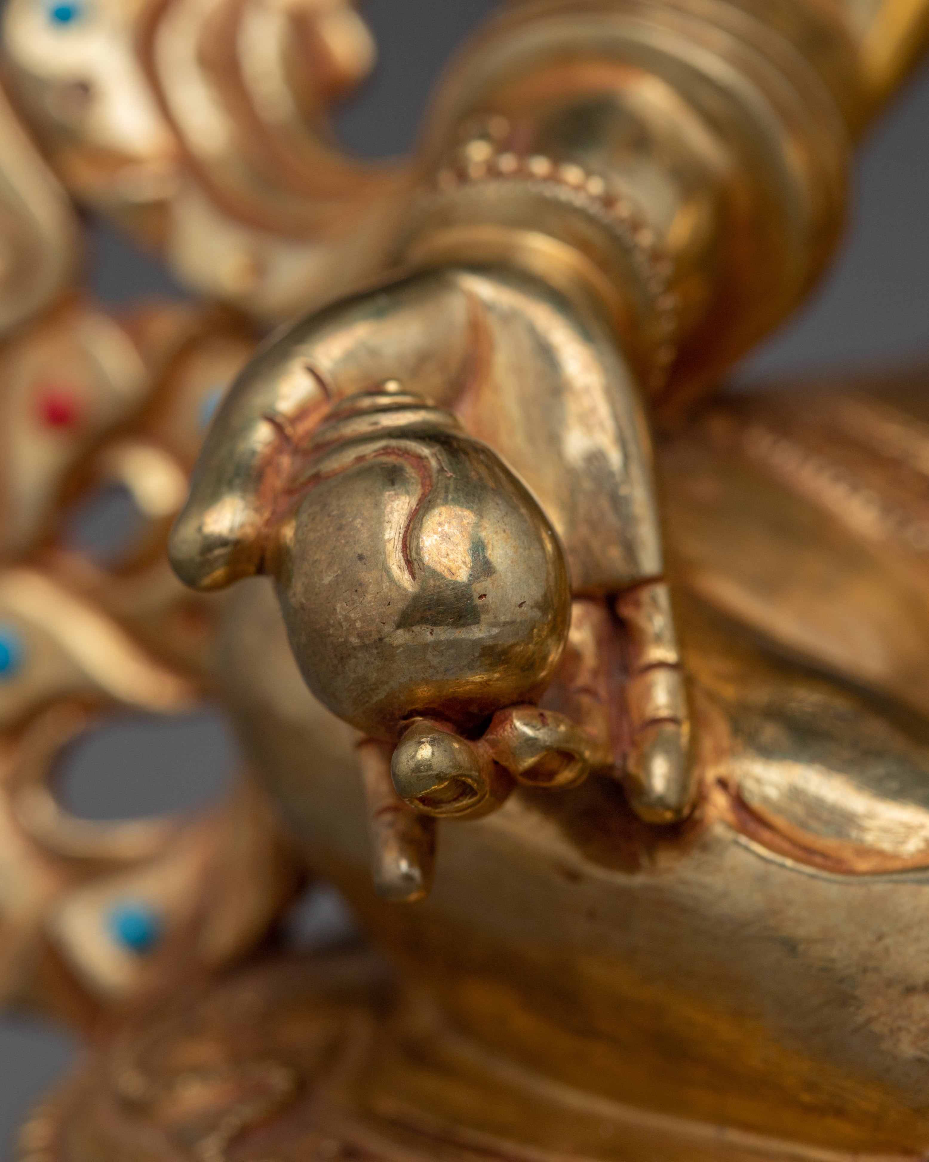 Dzambhala, Wealth Deity Icon | Handcrafted Nepali Statue