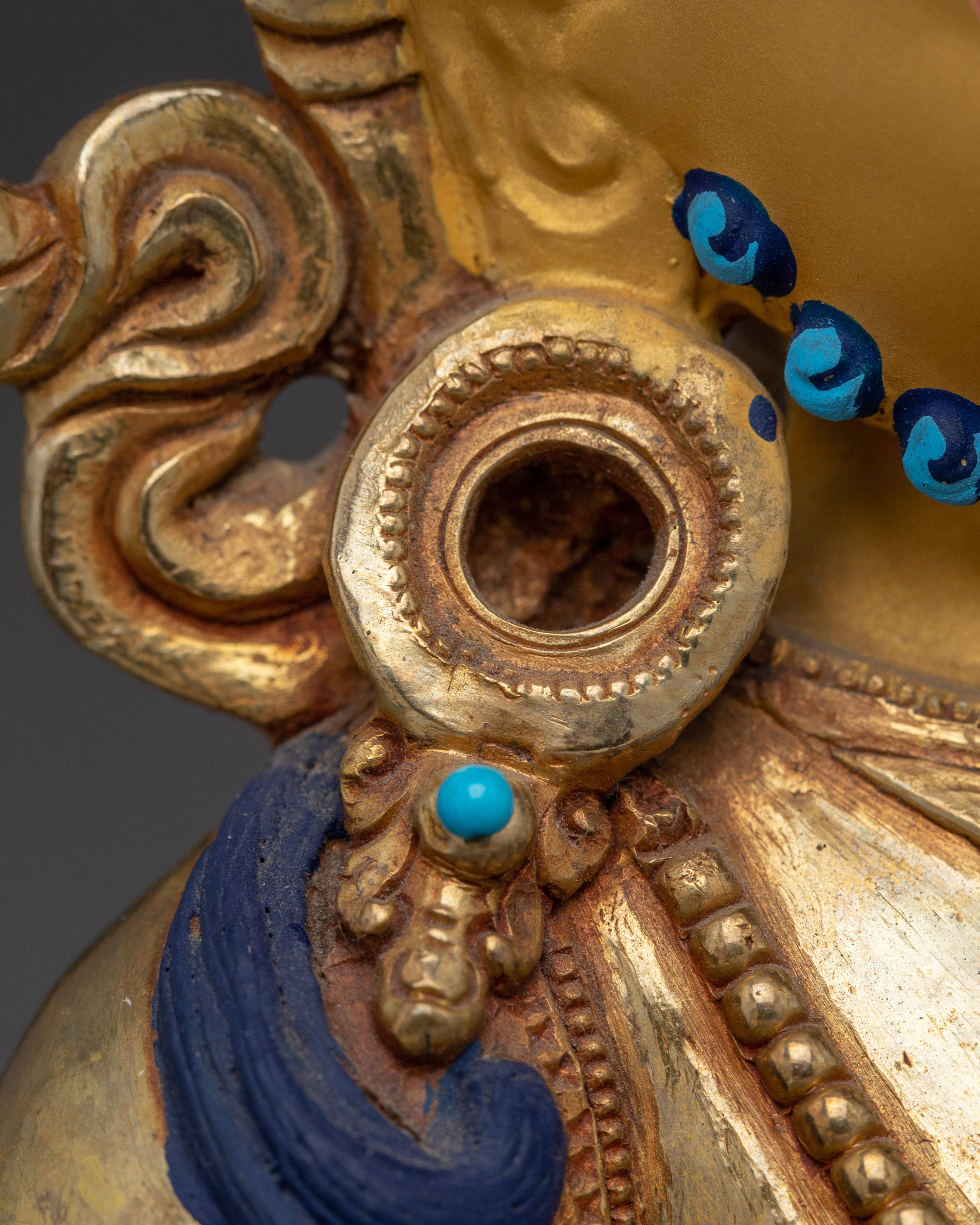 Dzambhala, Wealth Deity Icon | Handcrafted Nepali Statue