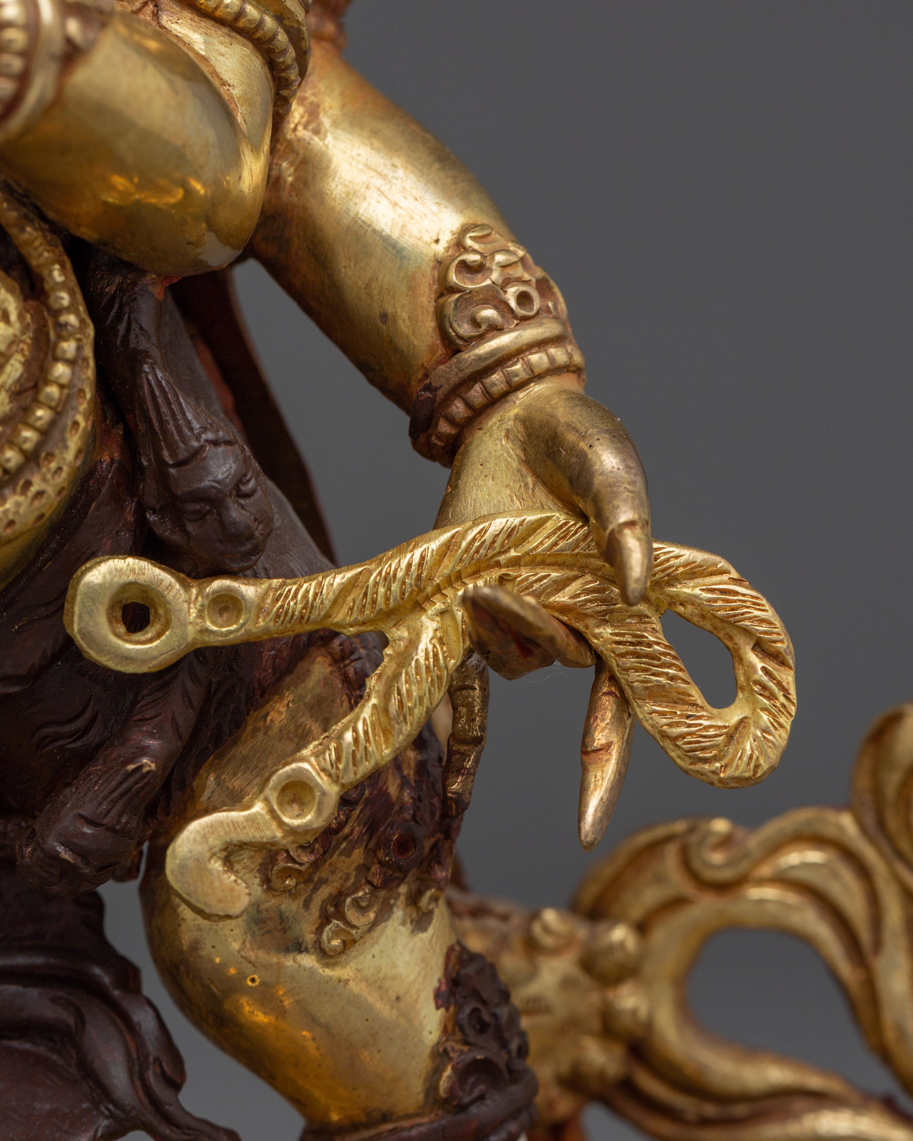 Six Armed Mahakala Statue for Spiritual Power | Perfect for Your Space