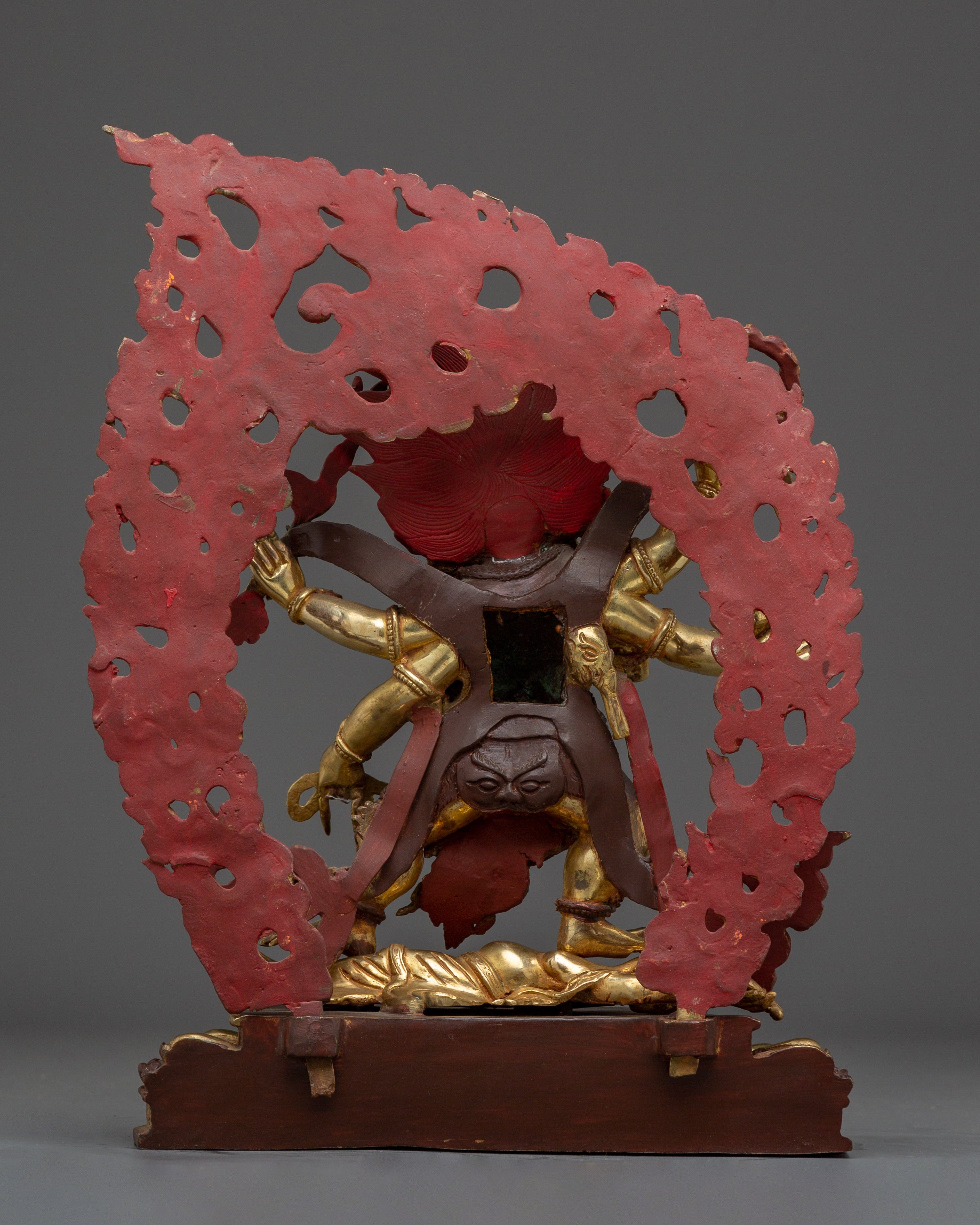 Six Armed Mahakala Statue for Spiritual Power | Perfect for Your Space