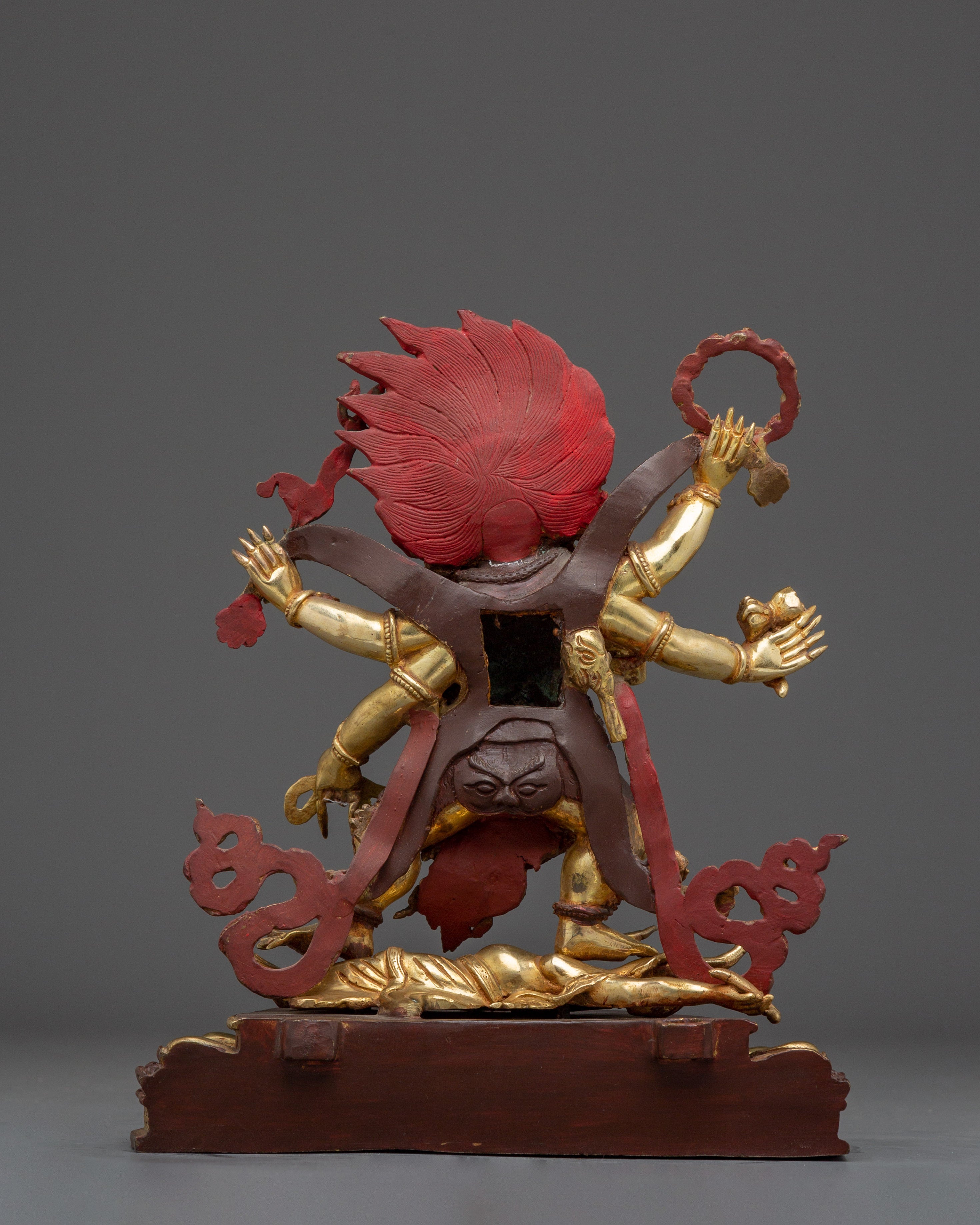 Six Armed Mahakala Statue for Spiritual Power | Perfect for Your Space