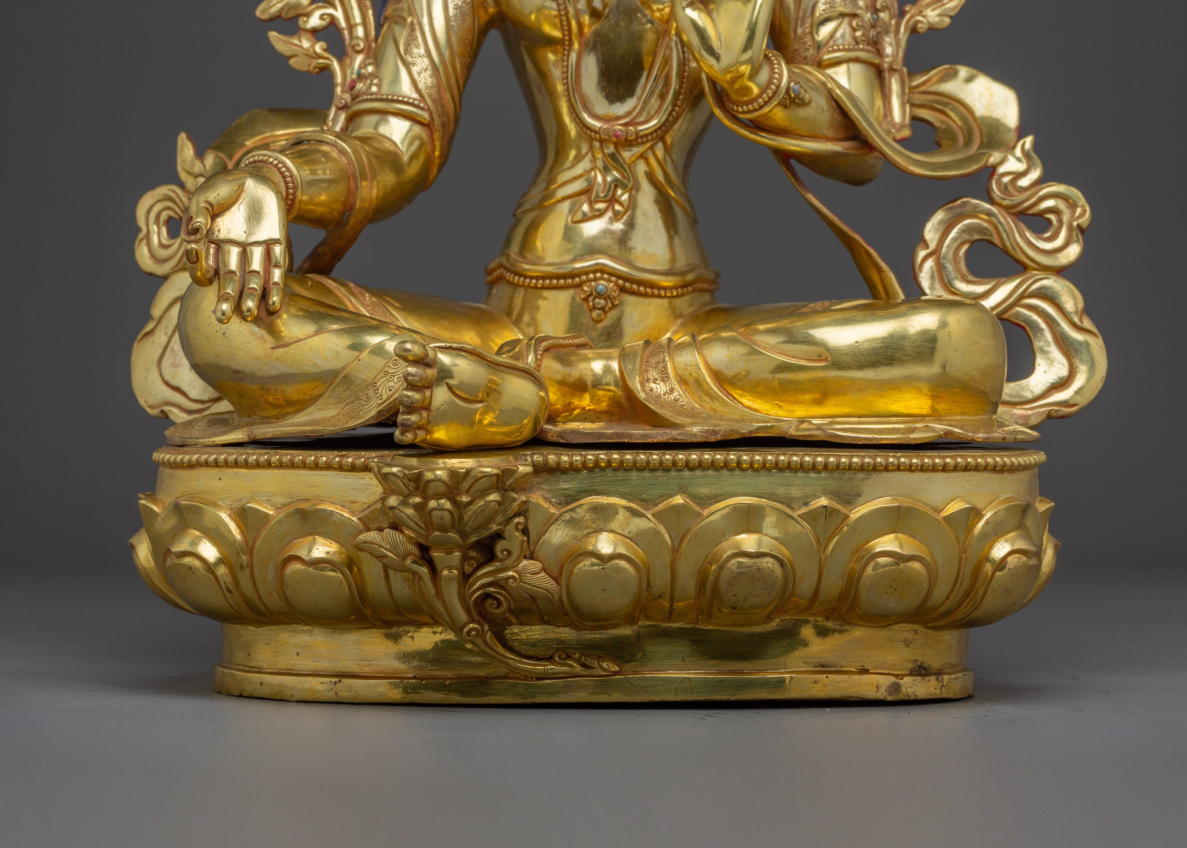 Green Tara Statue for Protection & Healing | Perfect for meditation