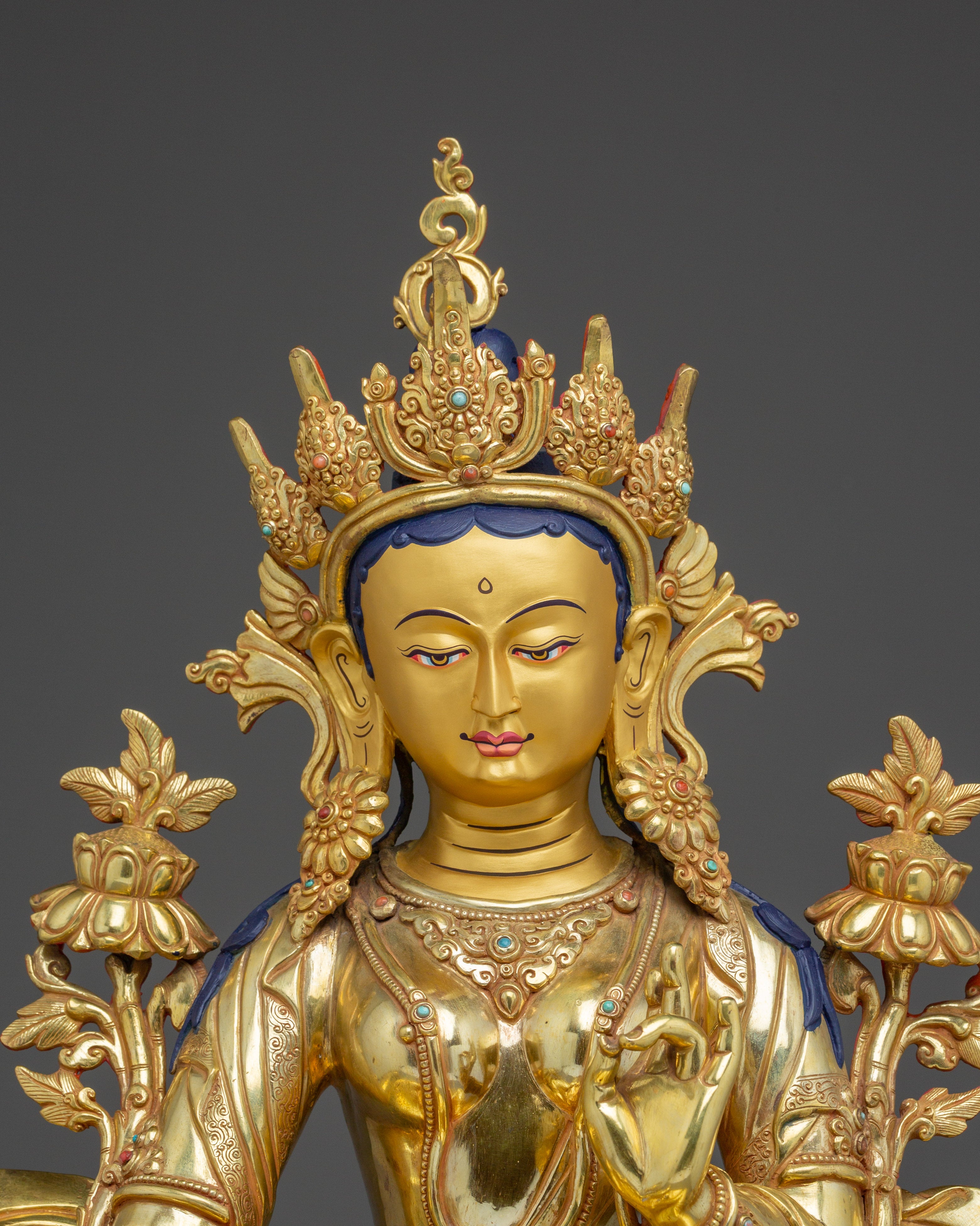 Green Tara Statue for Protection & Healing | Perfect for meditation