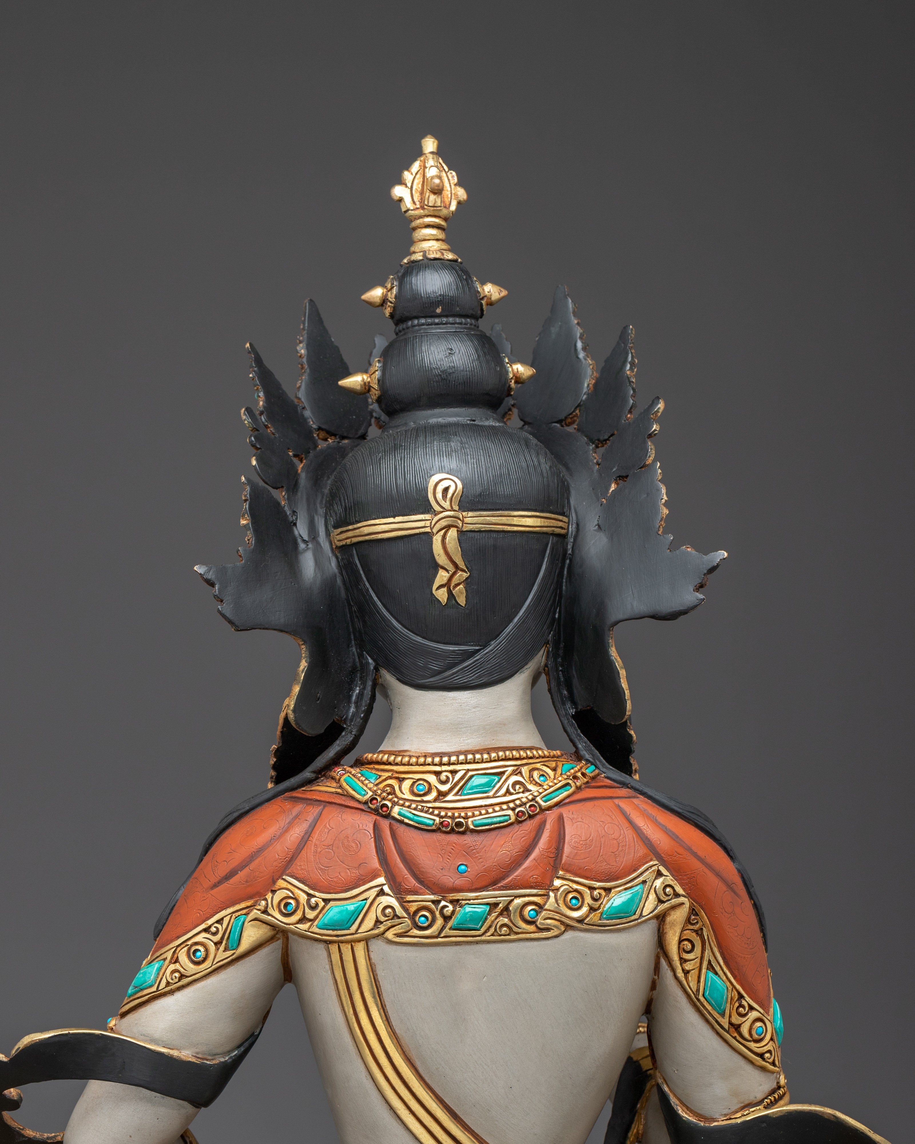 Vajrasattva Gold Statue Symbol of Purification | Spiritual Altar Decor