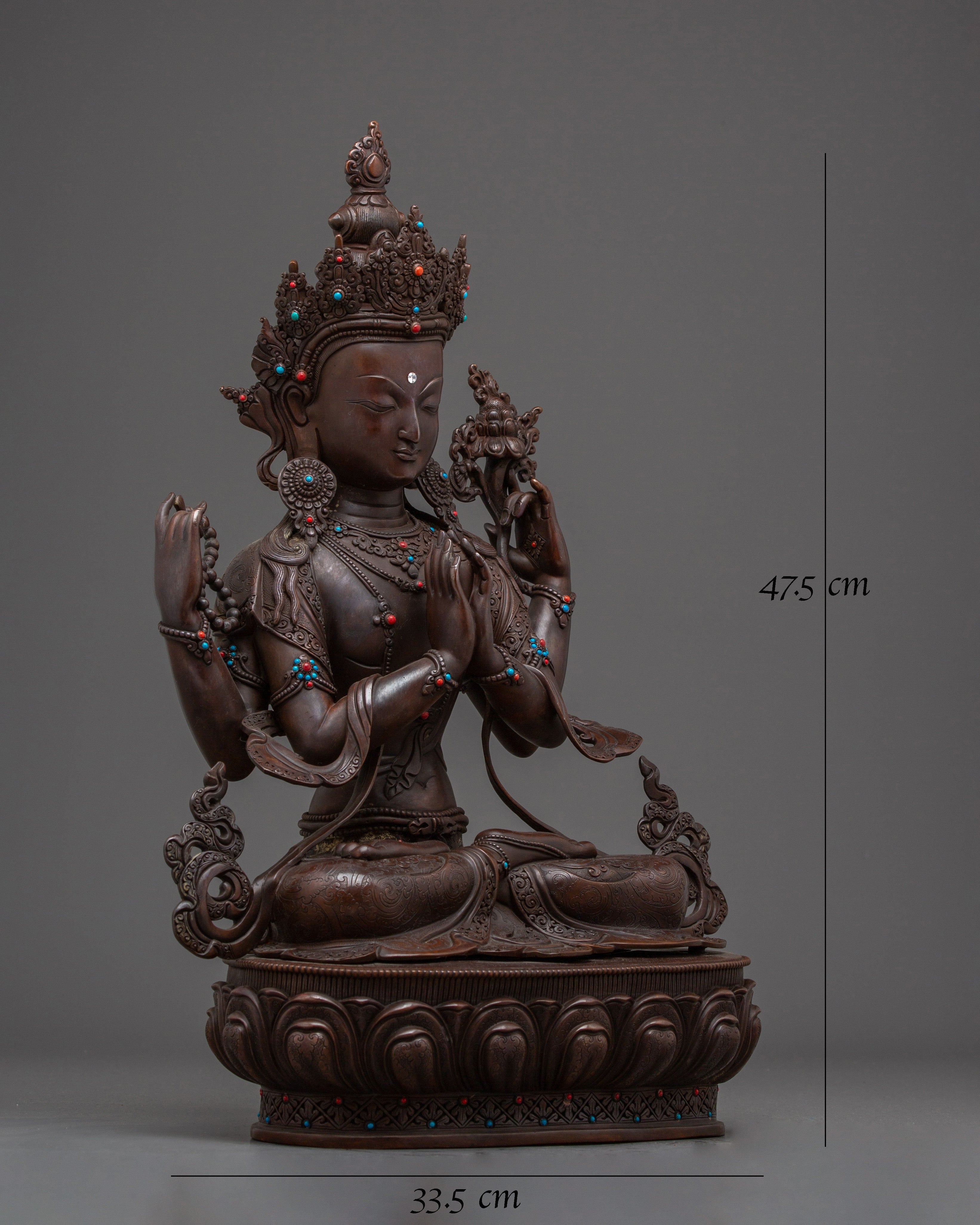 Chenrezig Statue: Spiritual and Dharma Decor