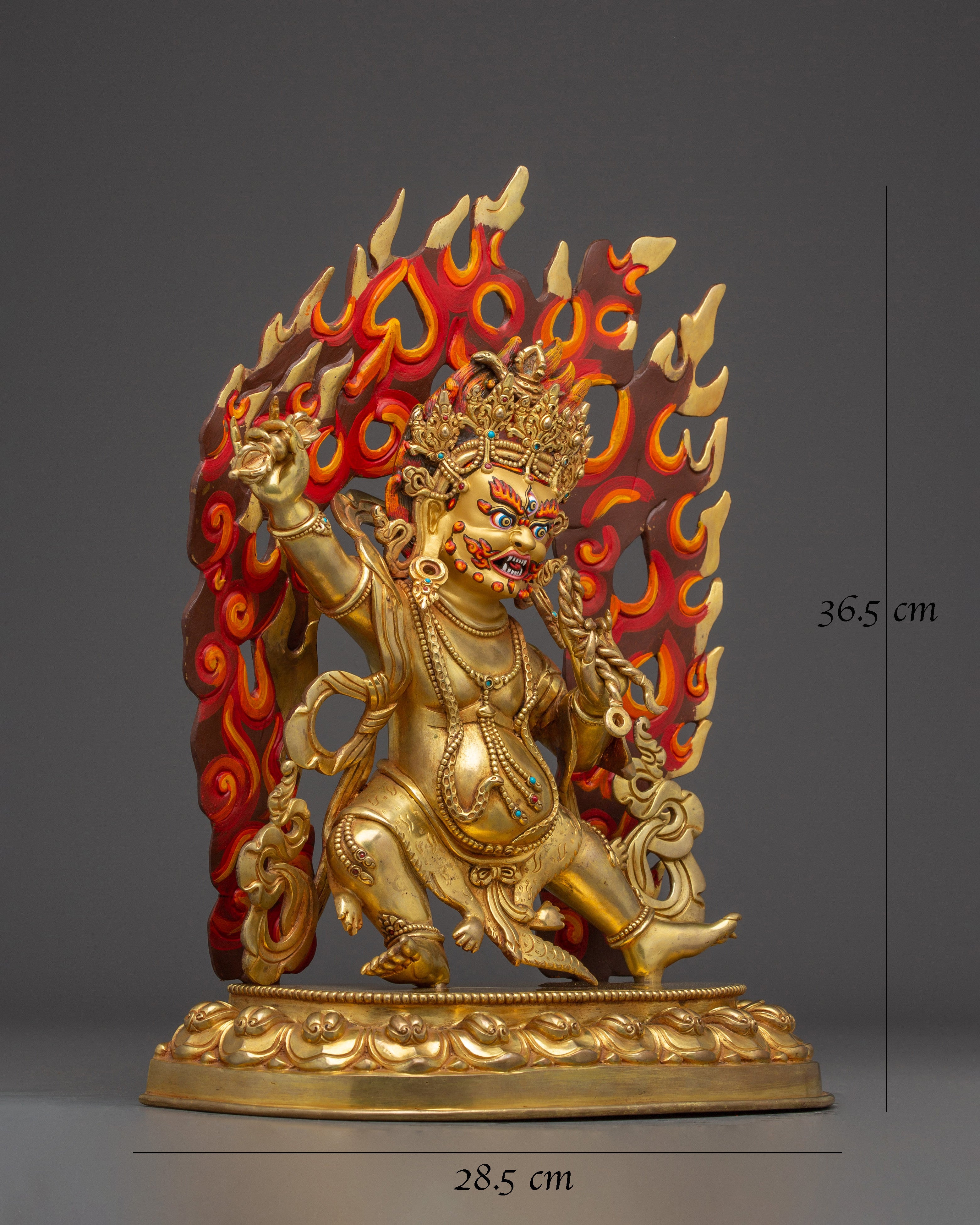 Vajrapani Statue: Buddhist Wrathful Bodhisattva