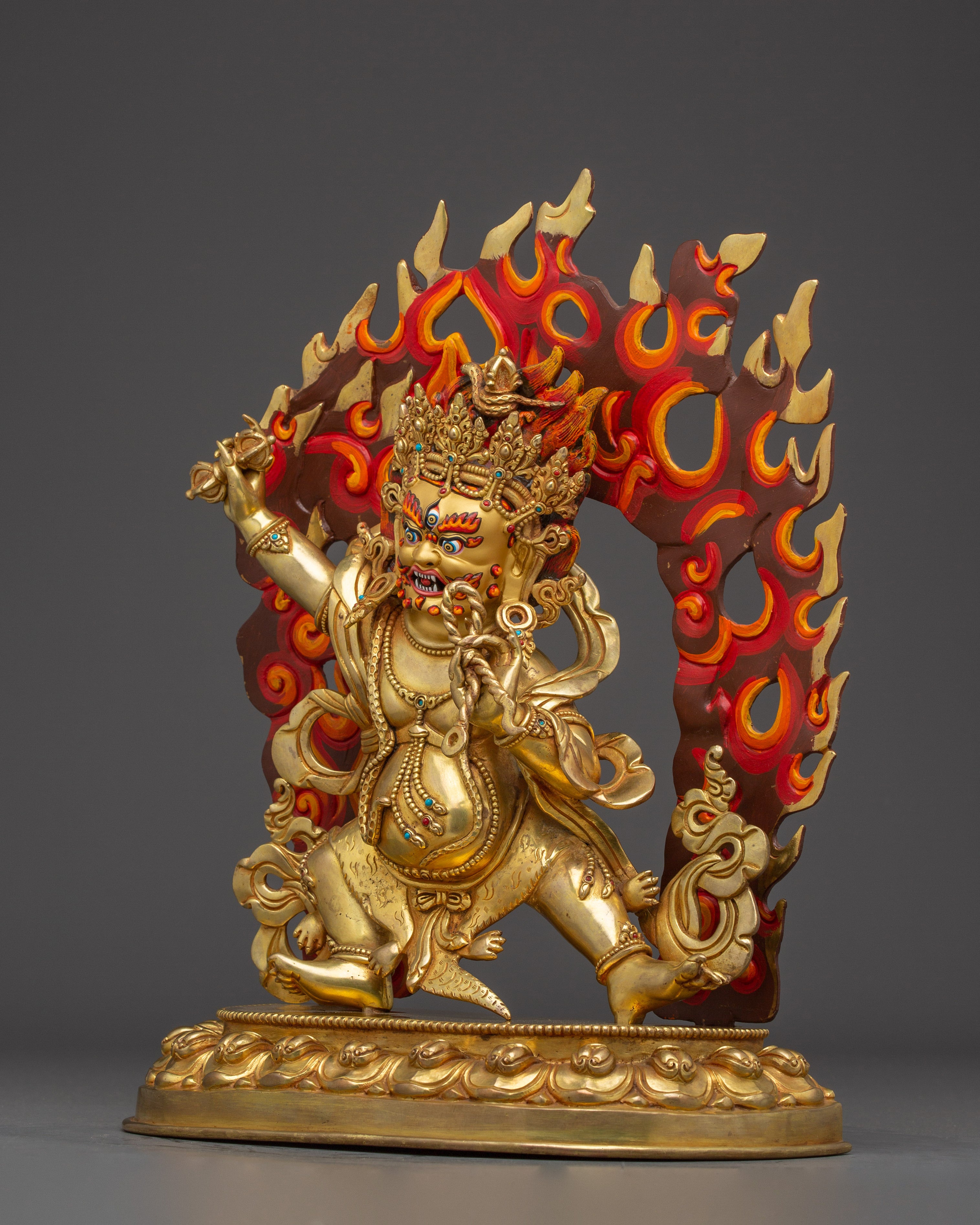 Vajrapani Statue: Buddhist Wrathful Bodhisattva