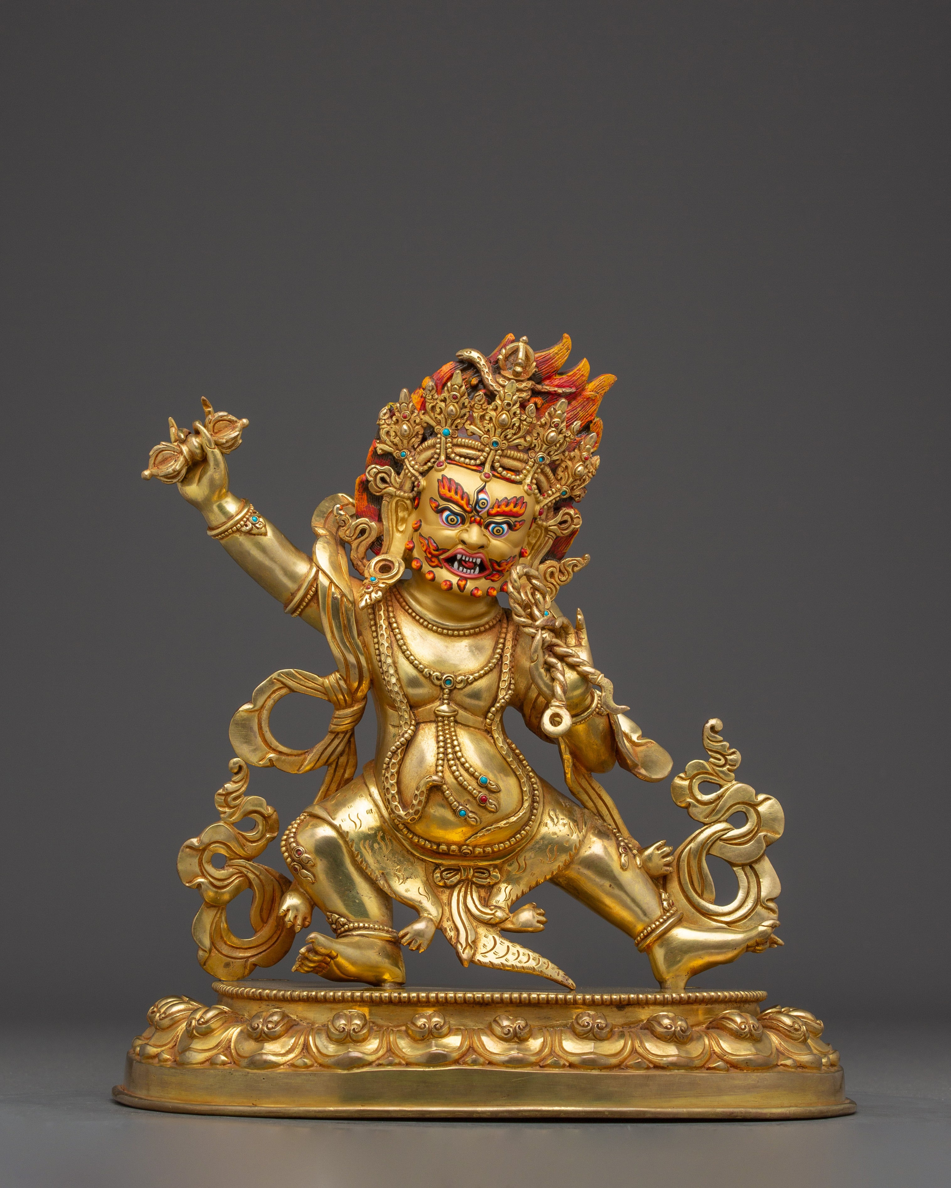 Vajrapani Statue: Buddhist Wrathful Bodhisattva