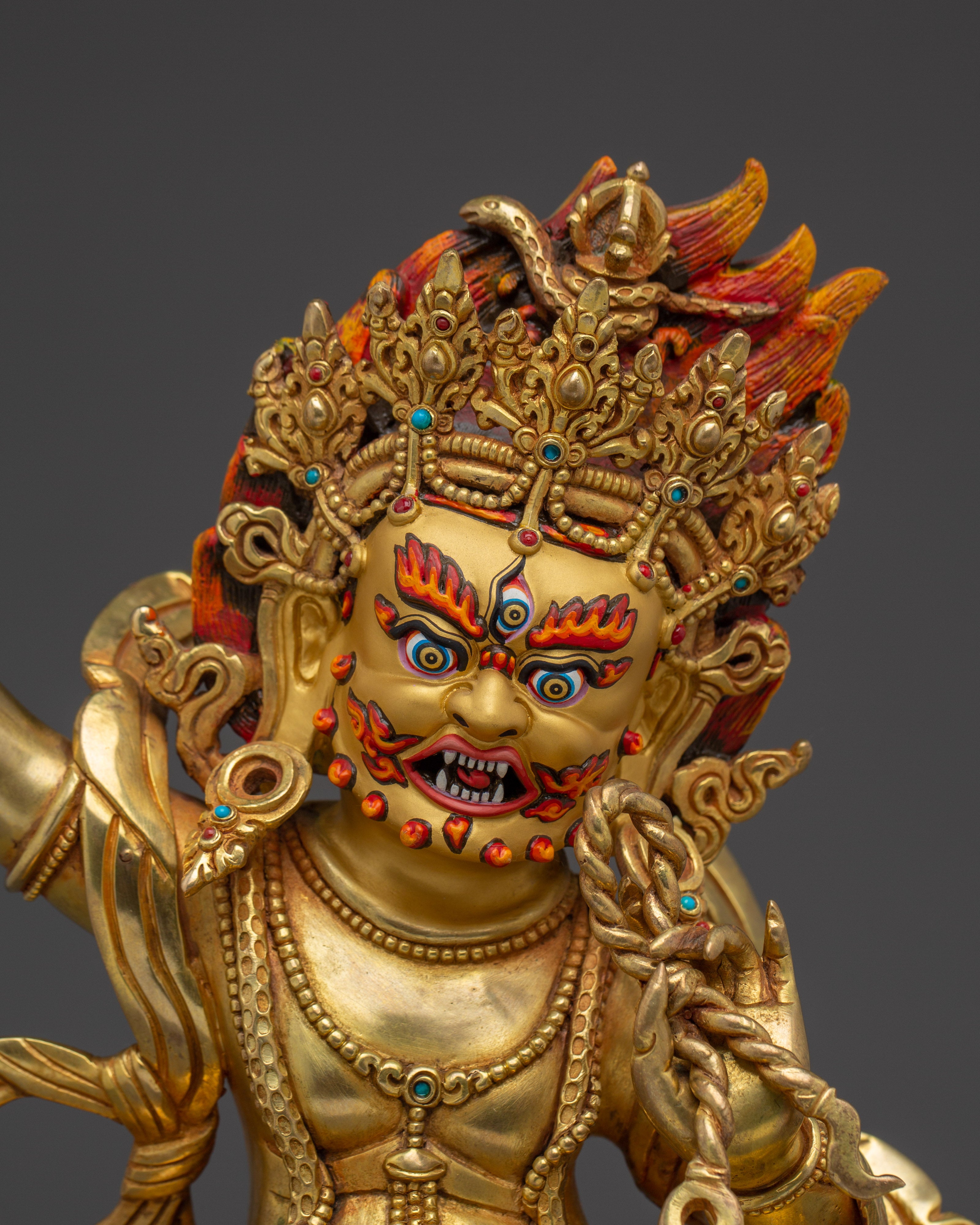 Vajrapani Statue: Buddhist Wrathful Bodhisattva