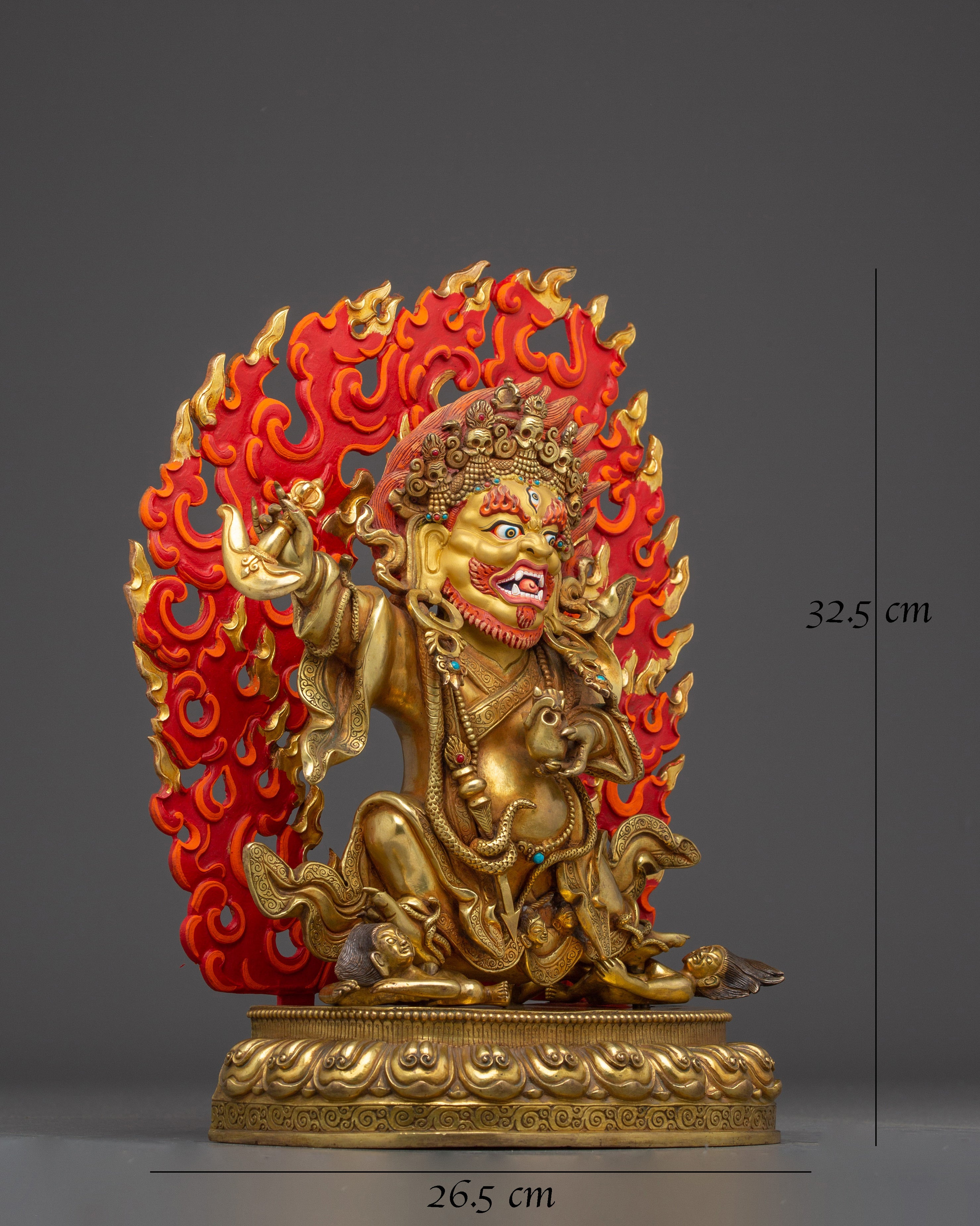 Mahakala Bernagchen Statue: Dharma Protector