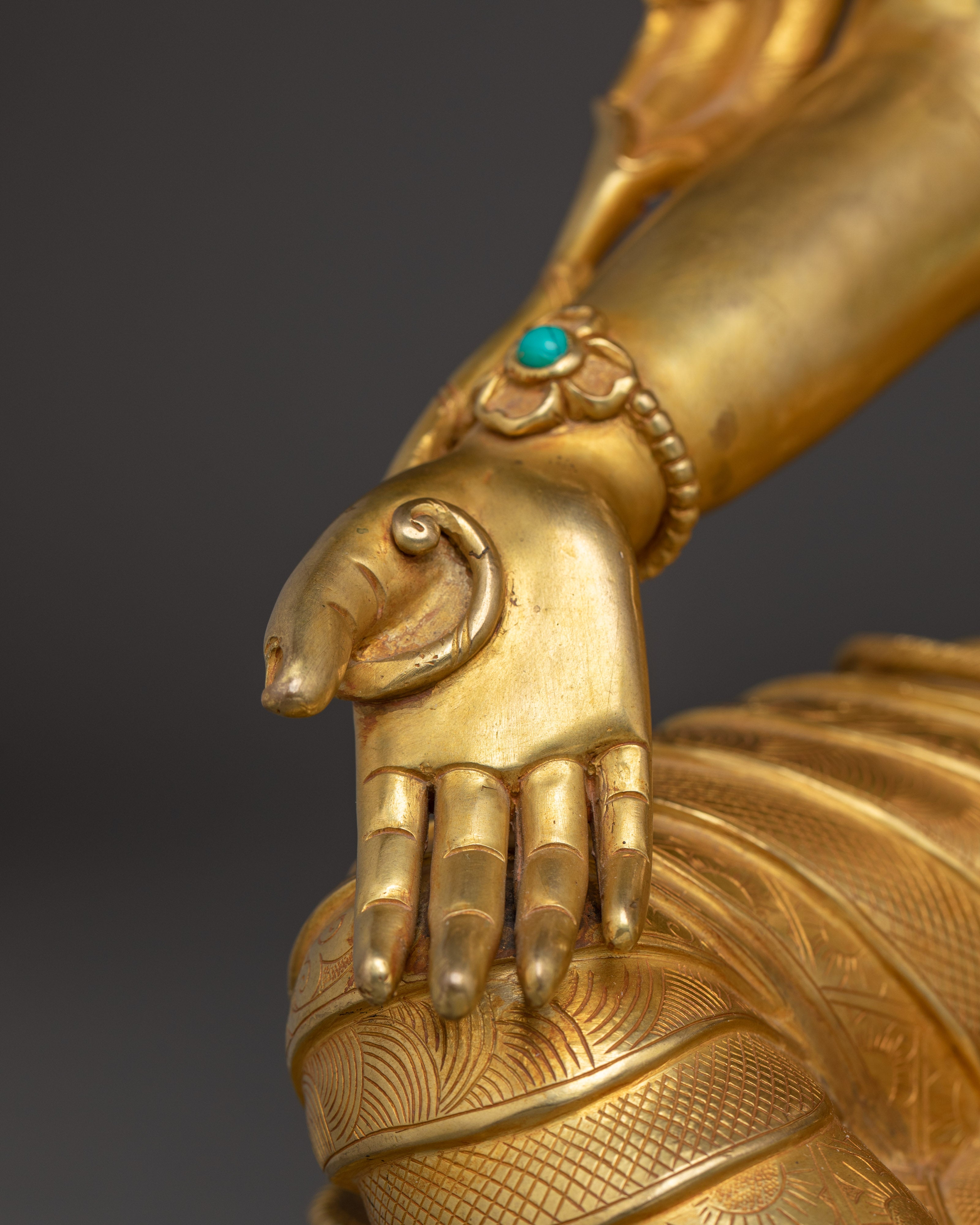 Majestic Green Tara Statue: Mother of Liberation