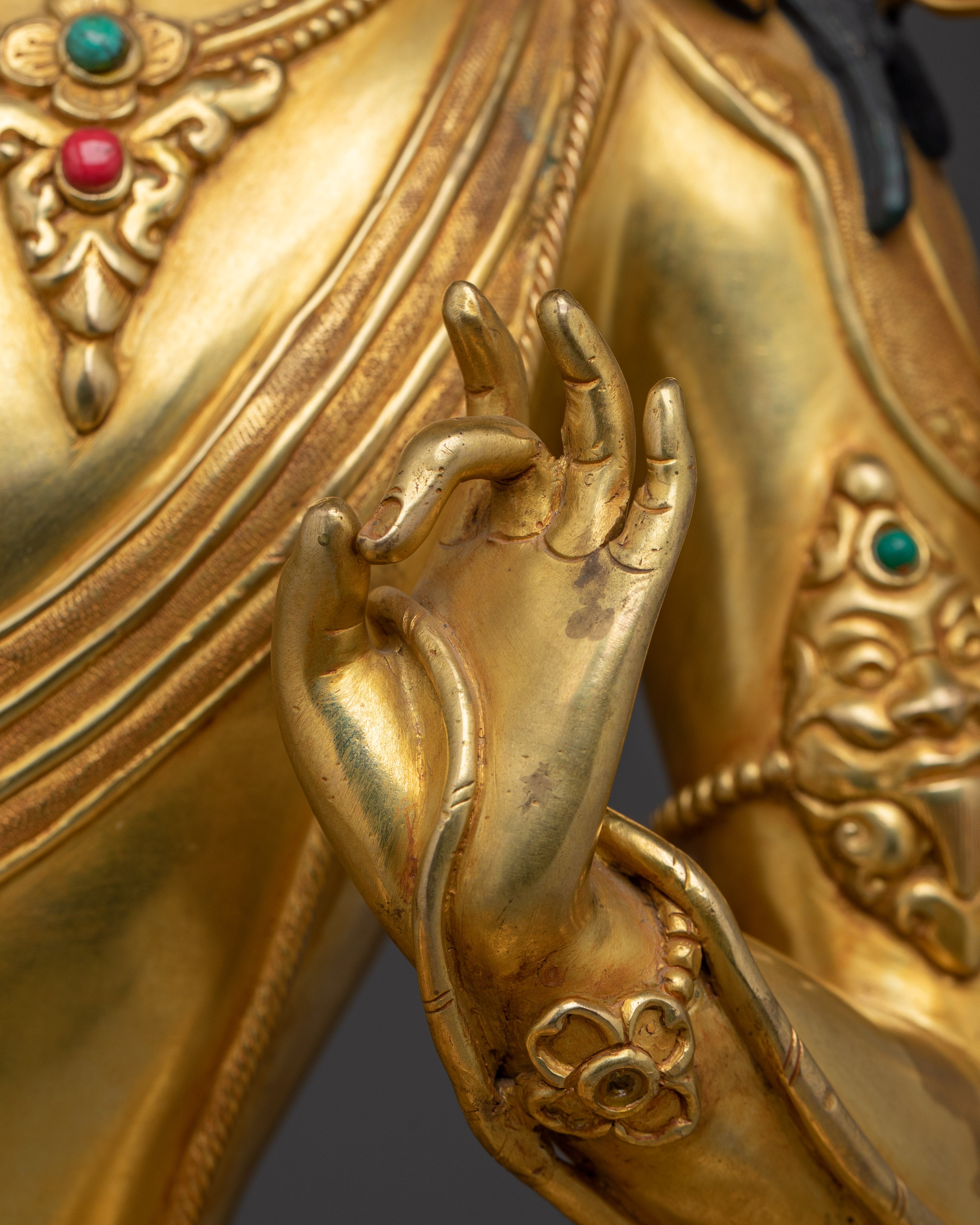 Majestic Green Tara Statue: Mother of Liberation