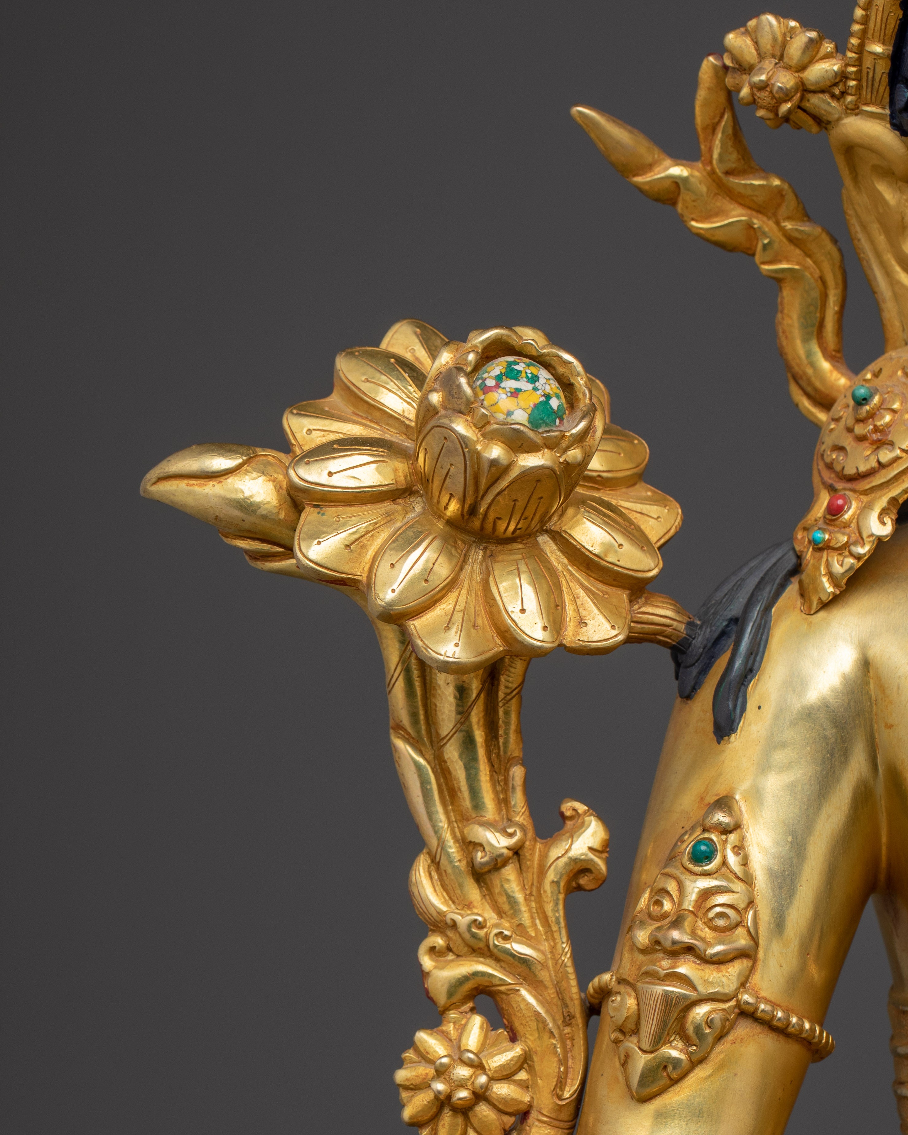 Majestic Green Tara Statue: Mother of Liberation