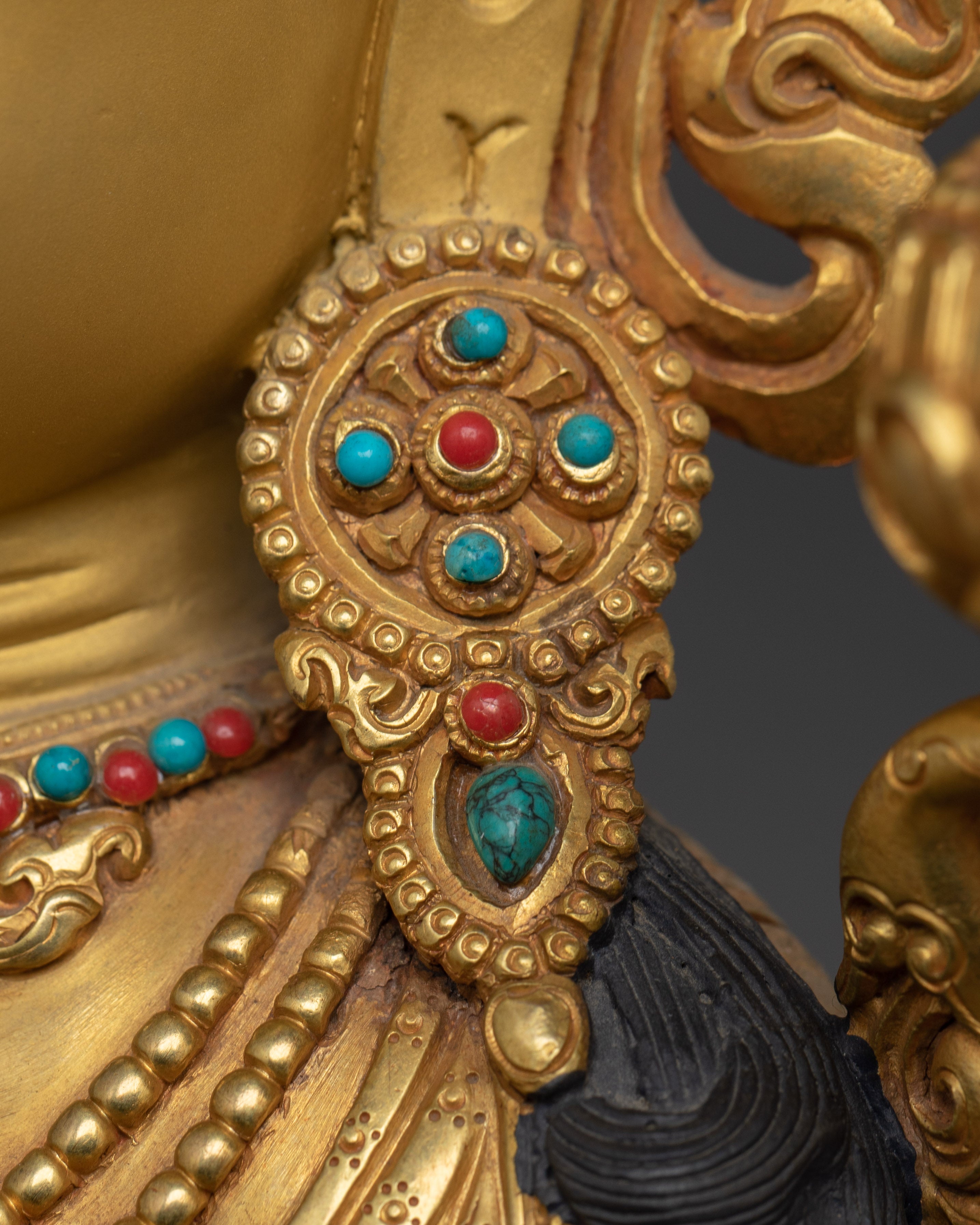 Copper White Tara Statue: Buddhist Healing Tara