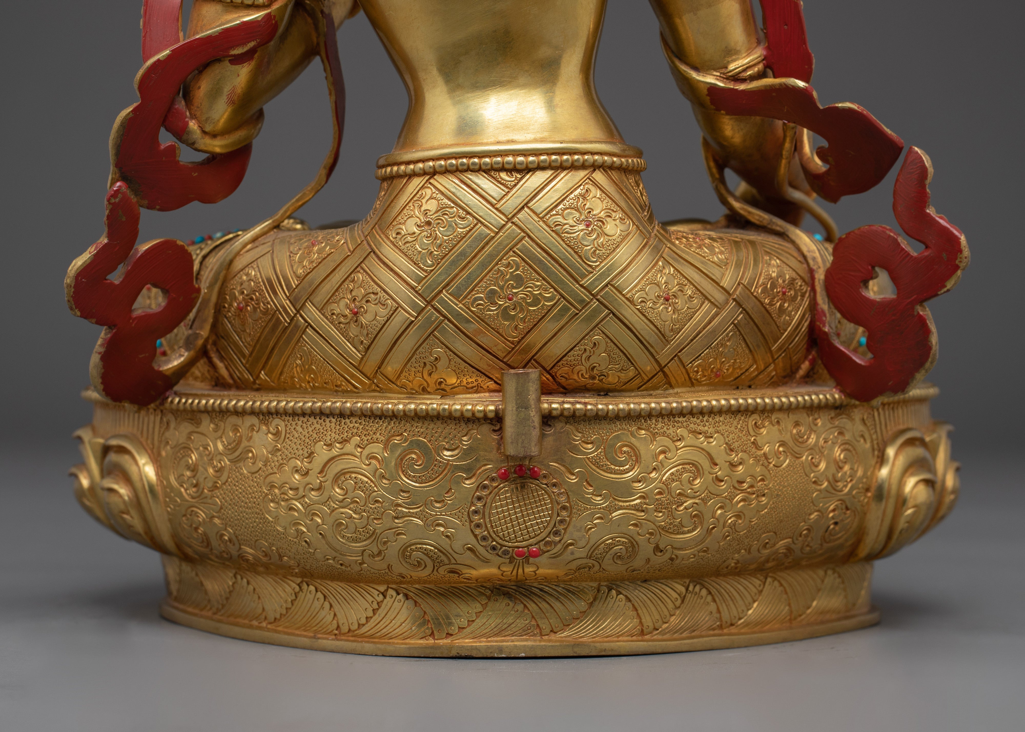 Copper White Tara Statue: Buddhist Healing Tara