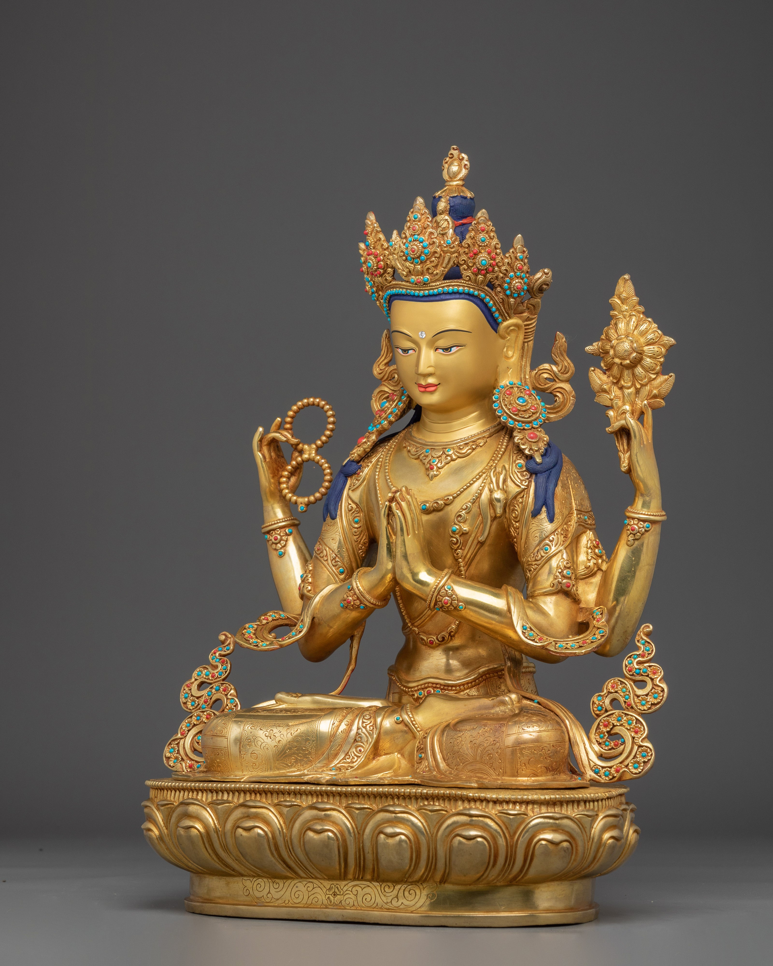 Chenrezig Statue: Buddhist Compassionate Bodhisattva