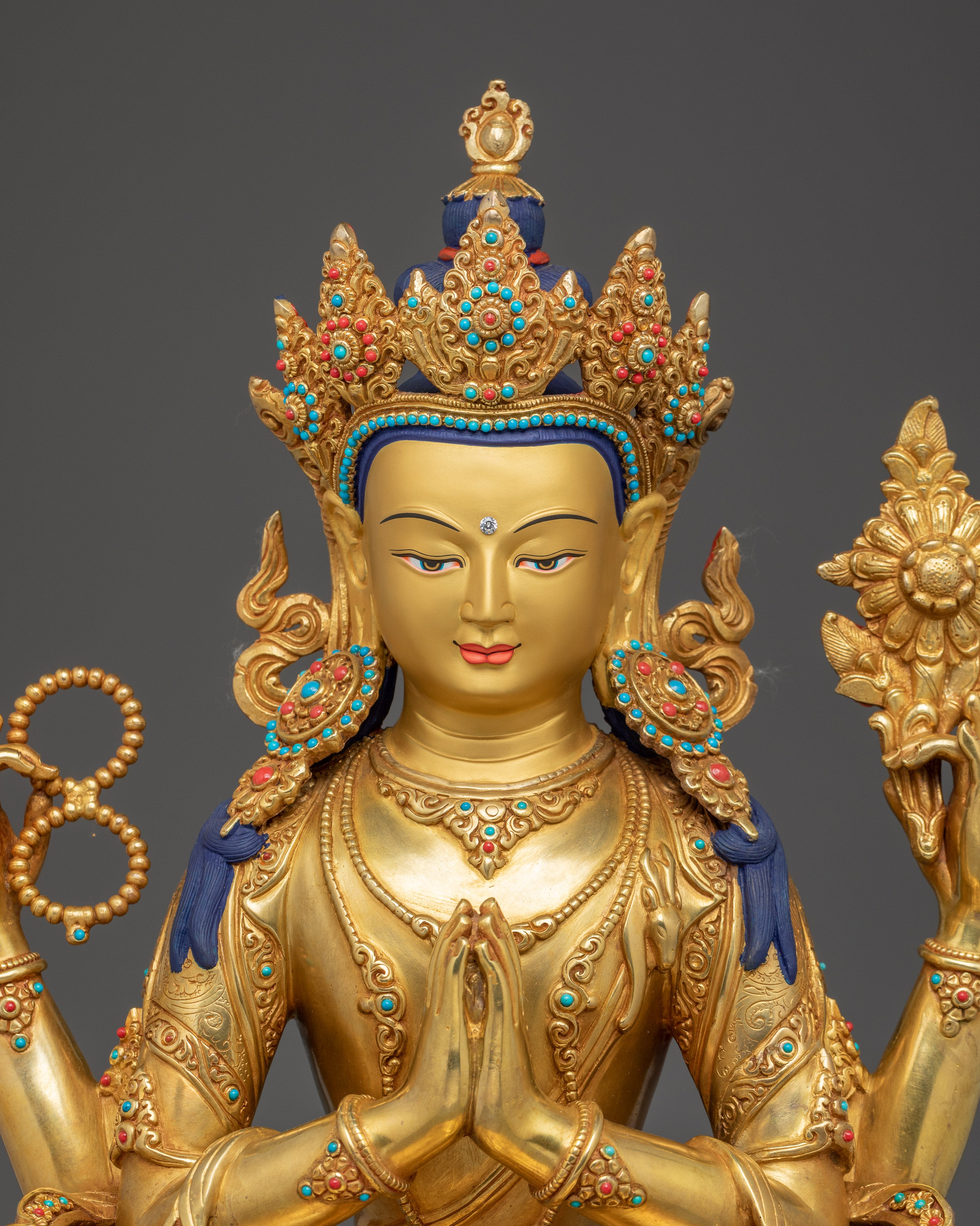 Chenrezig Statue: Buddhist Compassionate Bodhisattva
