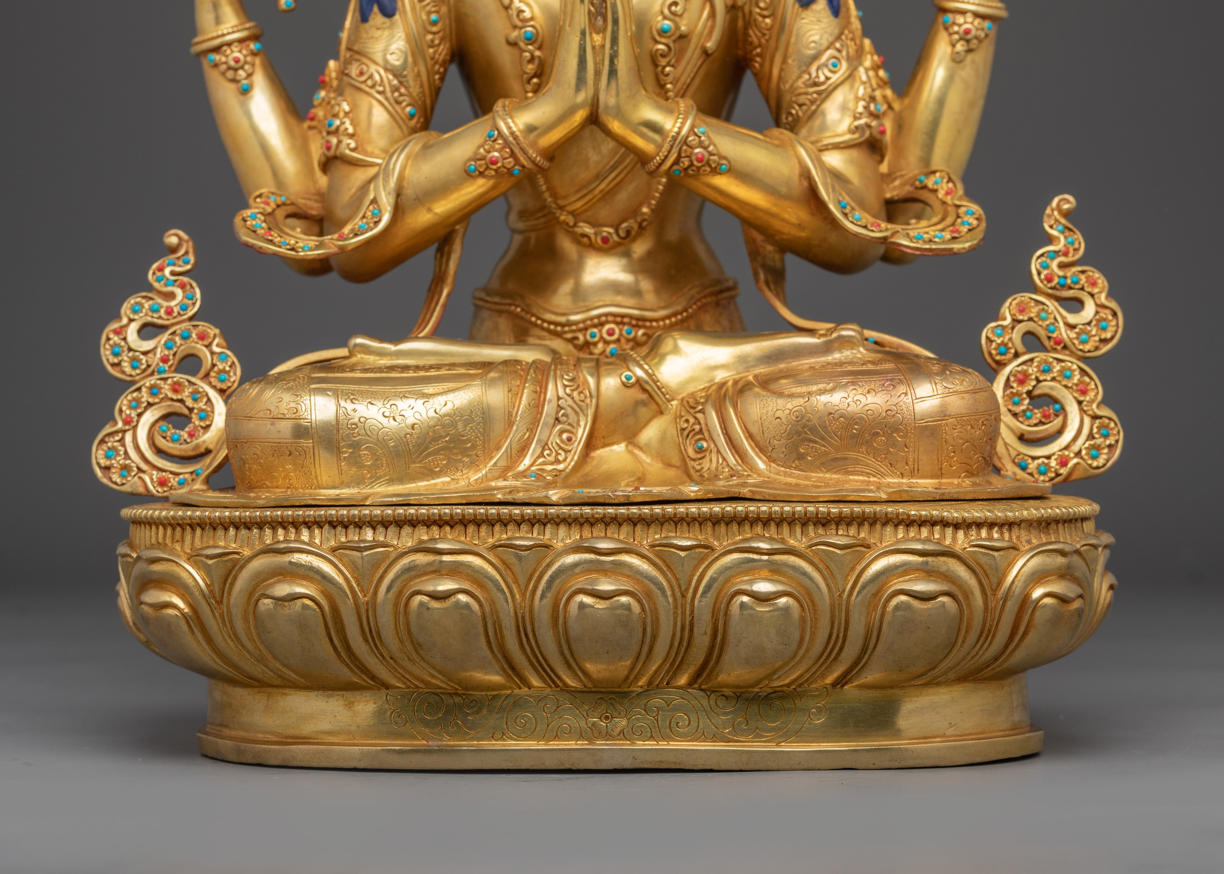 Chenrezig Statue: Buddhist Compassionate Bodhisattva