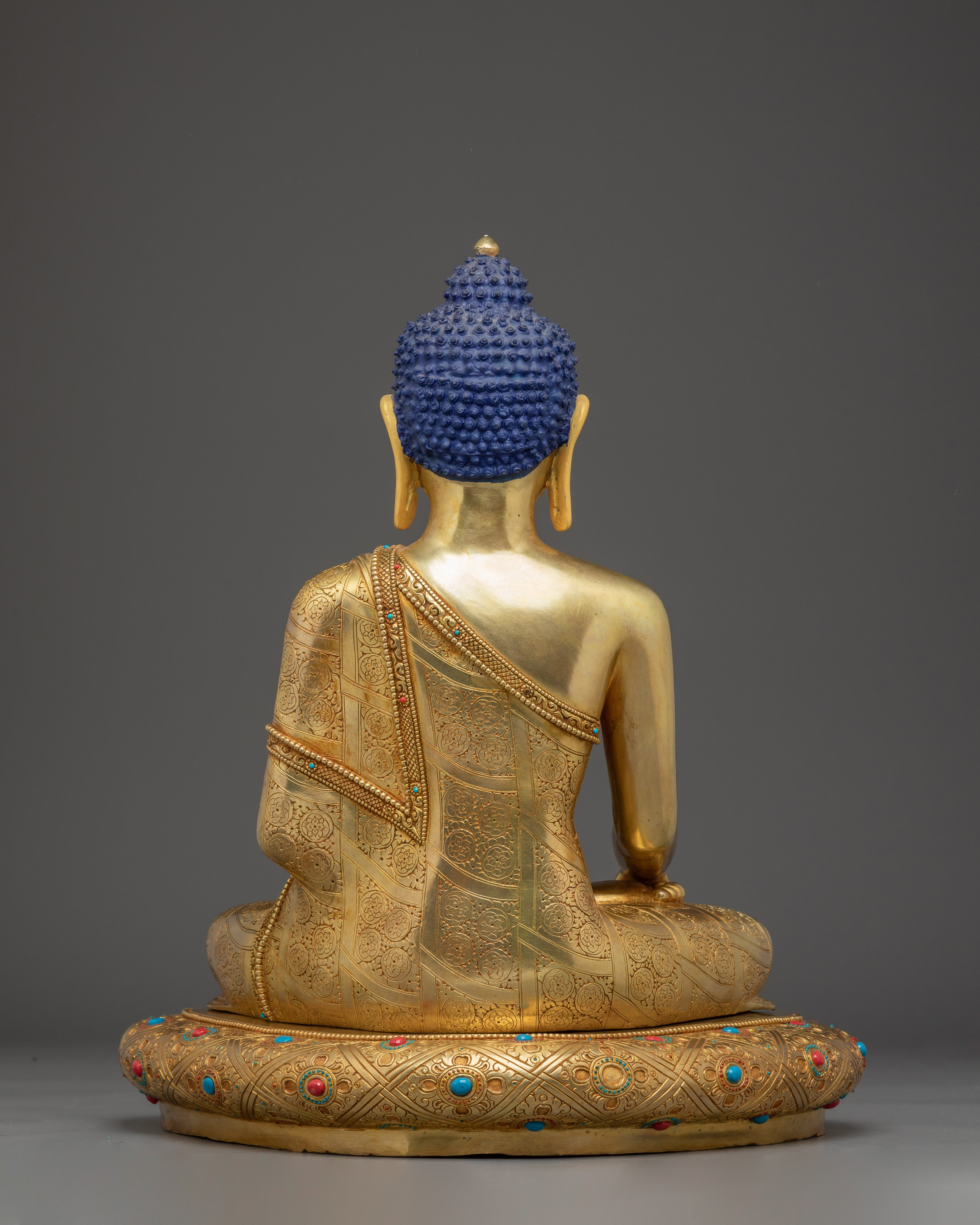 Shakyamuni Buddha Statue: Handmade Copper Statue